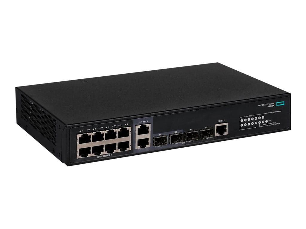 HPE FlexNetwork 5140 8G 2SFP 2XGT Combo EI - Switch - managed - PoE