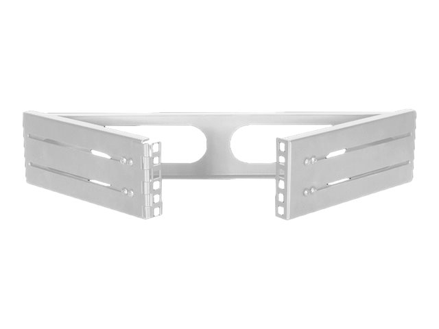 LogiLink Rack Bracket - geeignet für Wandmontage - Hellgrau, RAL 7035 - 2U - 48.3 cm (19")
