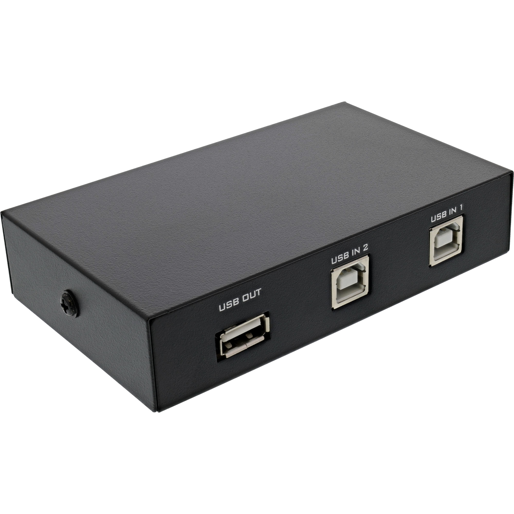 InLine USB 2.0 Umschalter manuell - USB-A Gerät an 2 Computer