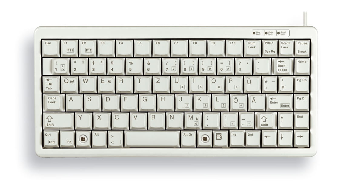 Cherry G84-4100 Compact Keyboard - Tastatur