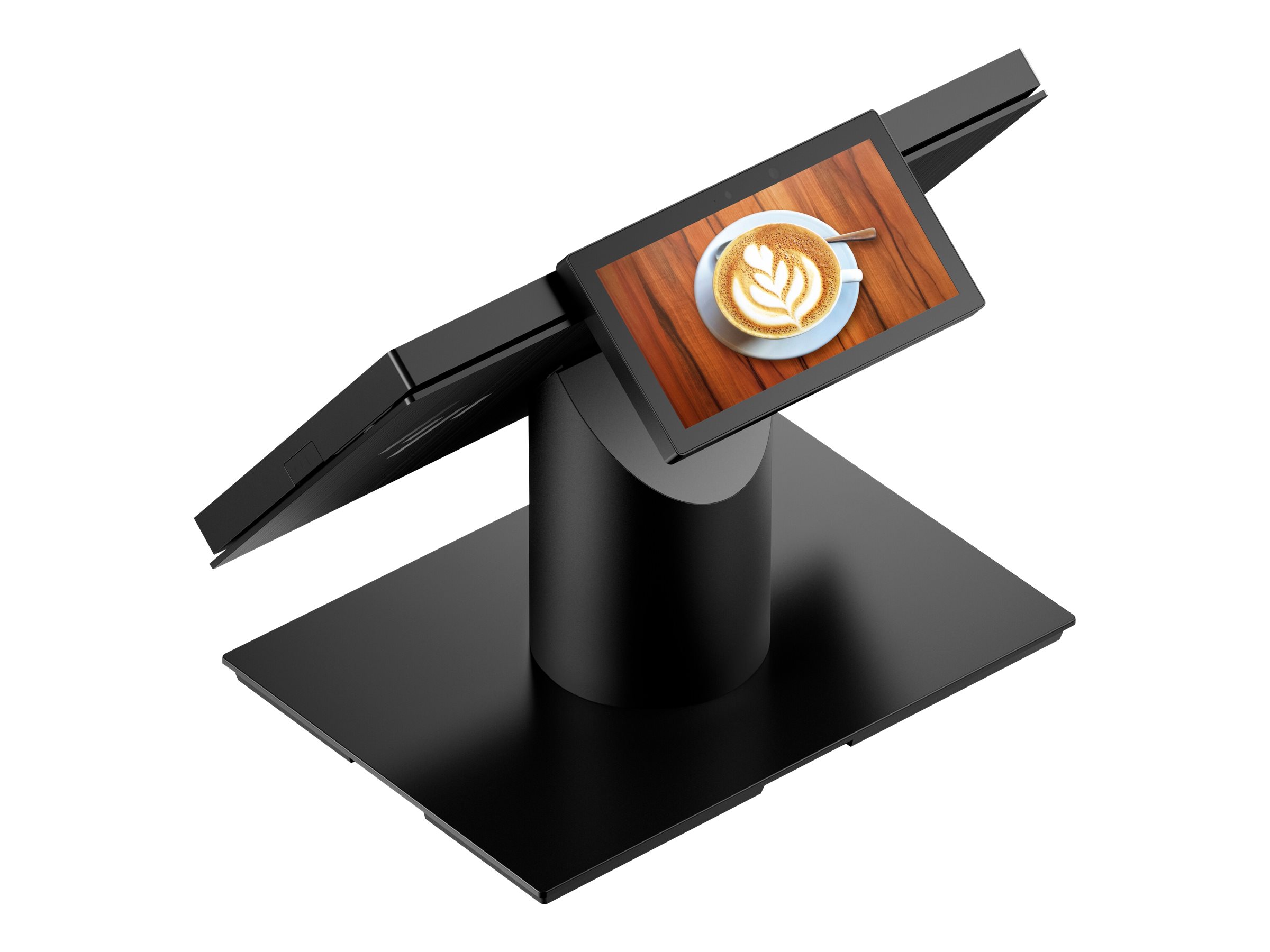 HP Engage One Essential - All-in-One - 1 x Pentium N6415 / 1.2 GHz - RAM 8 GB - SSD 256 GB - NVMe - UHD Graphics - 1GbE, NFC - WLAN: 802.11a/b/g/n/ac, NFC, Bluetooth 4.2 - Win 10 IoT Enterprise 2021 LTSC - Monitor: LED 35.6 cm (14")