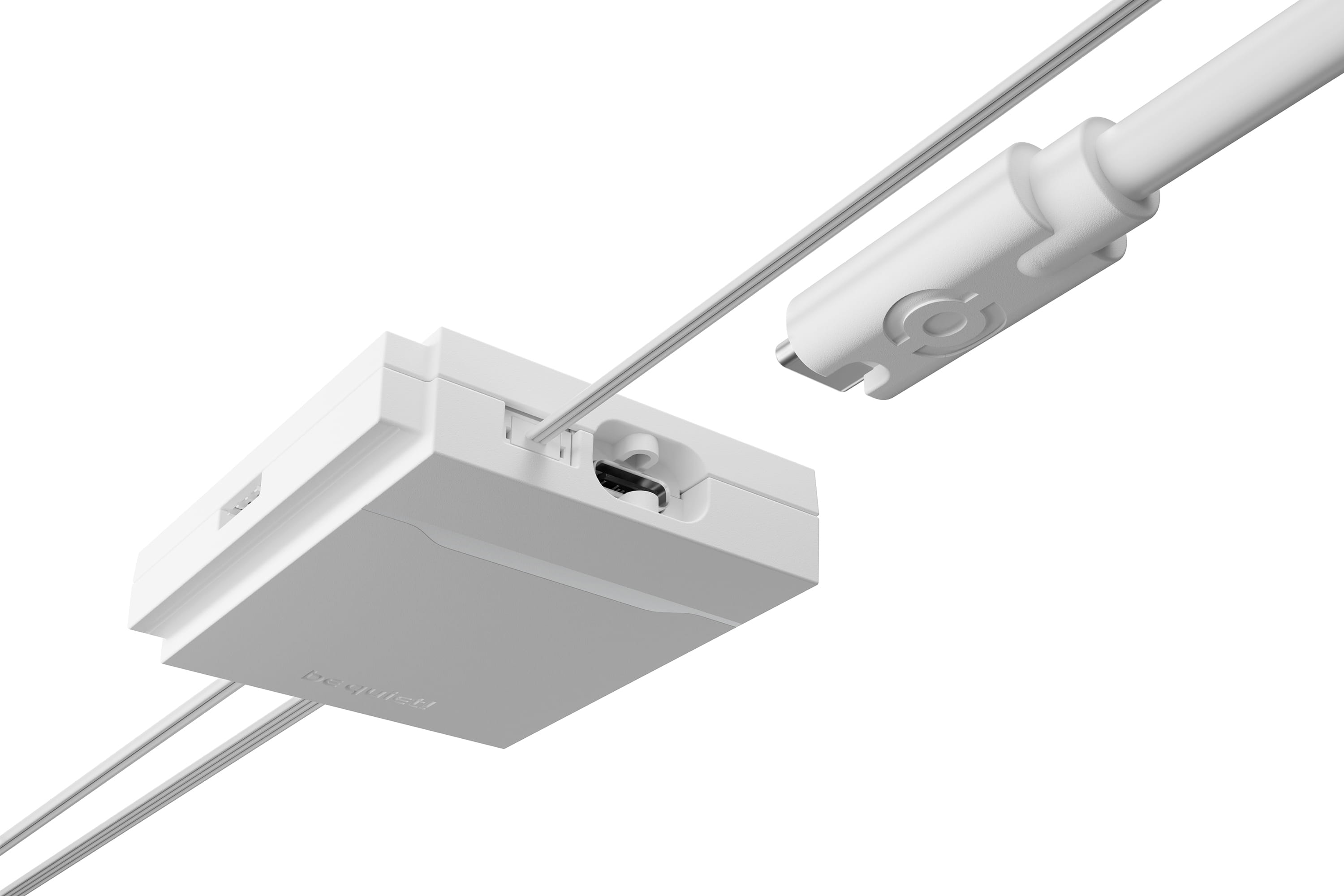 Be Quiet! Light Loop IO LCD 360 mm Weiß, All-in-One-Flüssigkeitskühler, 12 cm, 105,1 m³/h, Weiß