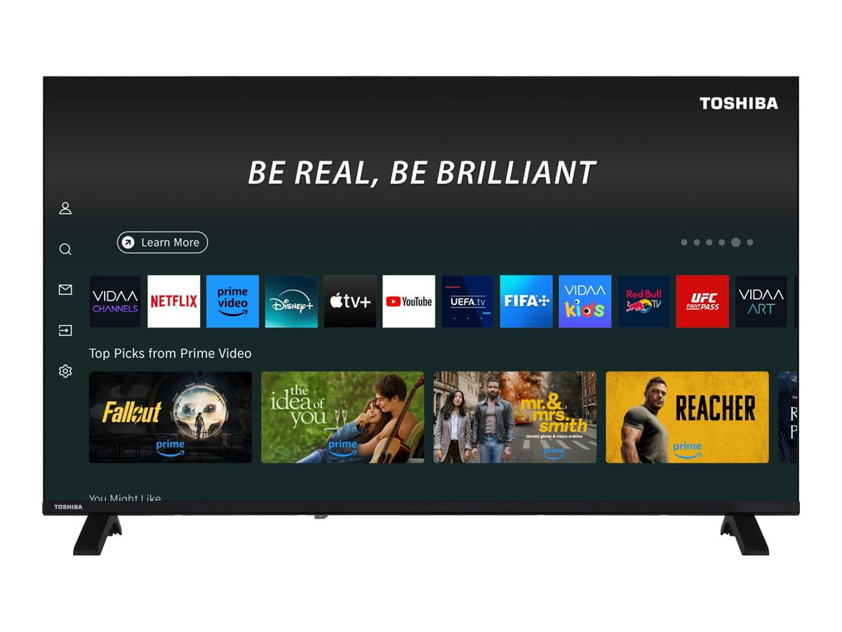 Toshiba 43UV1563DD - 108 cm (43") Diagonalklasse UV15 Series LCD-TV mit LED-Hintergrundbeleuchtung - Smart TV - VIDAA - 4K UHD (2160p)