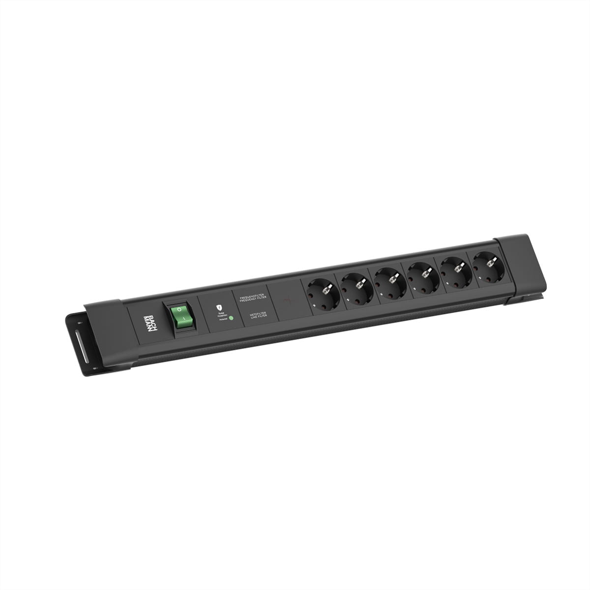Bachmann Steckdosenleiste CONNECTUS 6xCEE7/3 1xGVS-Plus 1xSchalter CEE7/7 - Steckdosenleiste