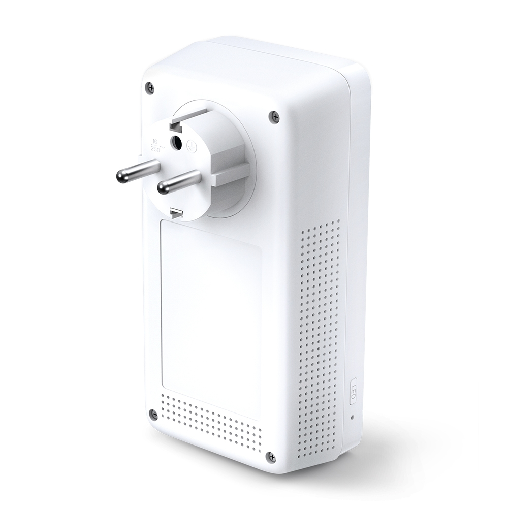 TP-LINK AV1300 Gigabit Passthrough Powerline ac WLAN Extender, 300 Mbit/s, IEEE 802.11n, IEEE 802.11a, IEEE 802.11ac, IEEE 802.11b, IEEE 802.11g, Type E/F, Gigabit Ethernet, 10,100,1000 Mbit/s, Wi-Fi 5 (802.11ac)