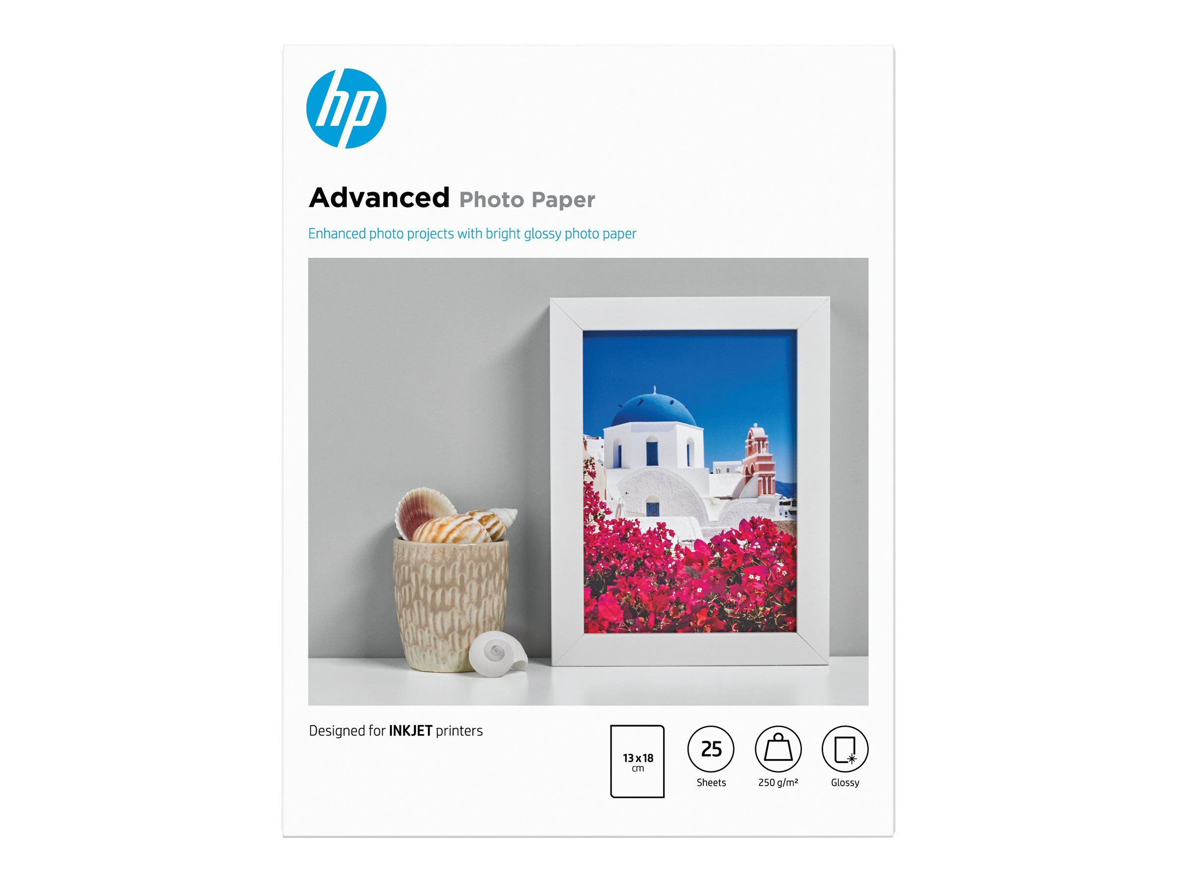 HP Advanced Glossy Photo Paper - Glänzend - 130
