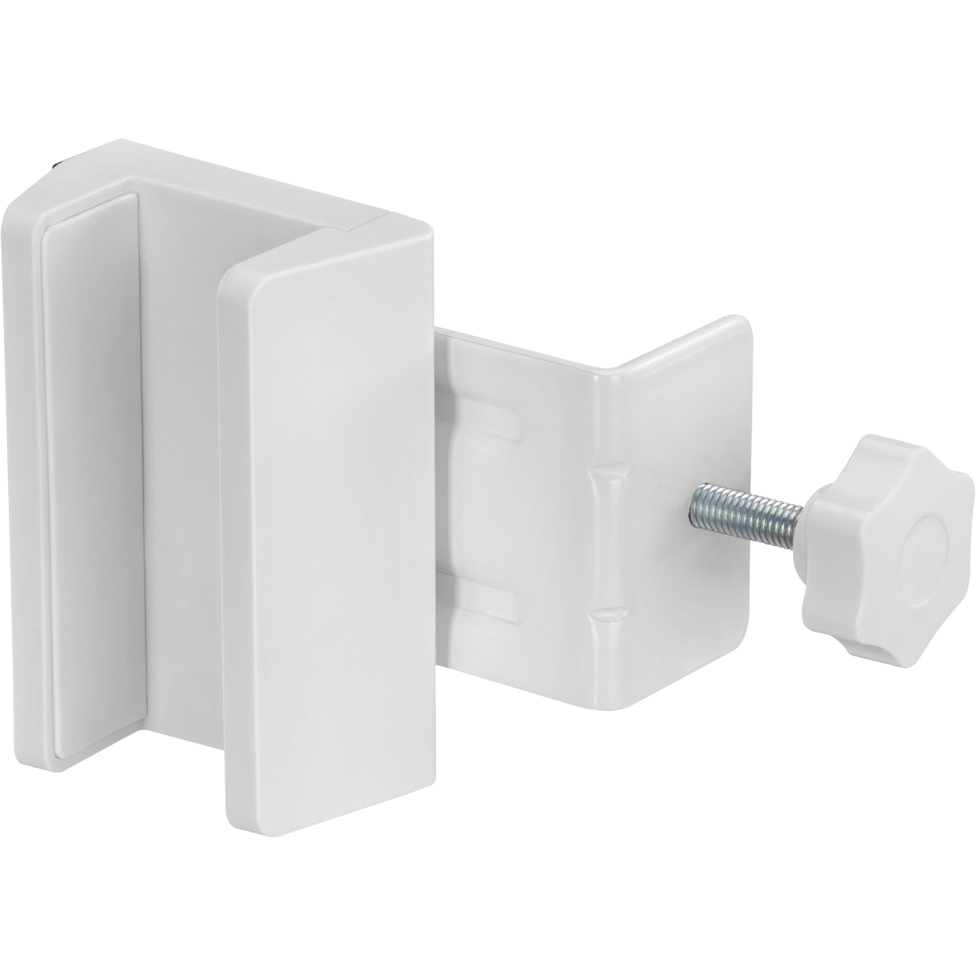 InLine Tischbein-Klemme für Steckdosenleiste - Schraubklemme - weiß