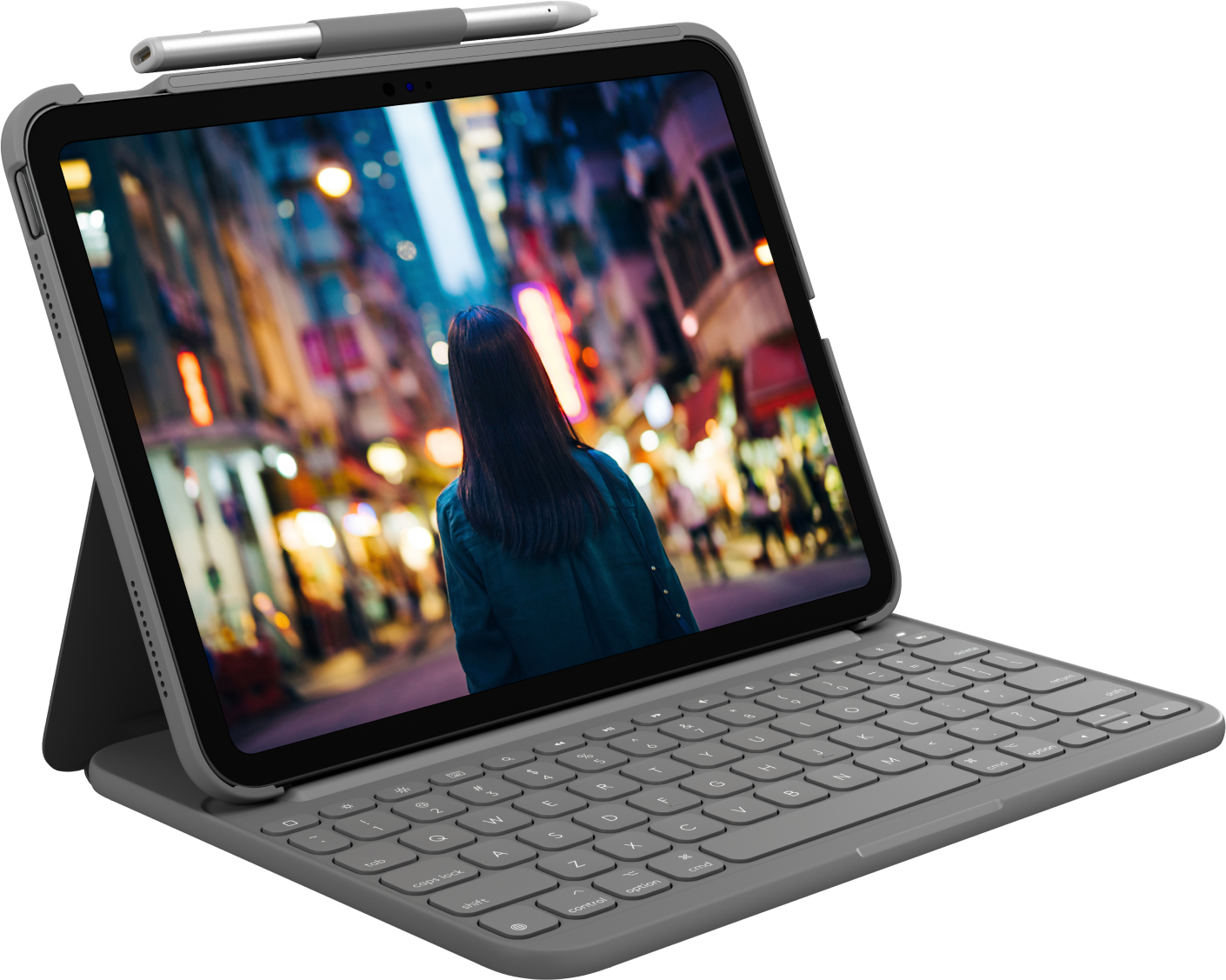 Logitech Slim Folio - Tastatur und Foliohülle