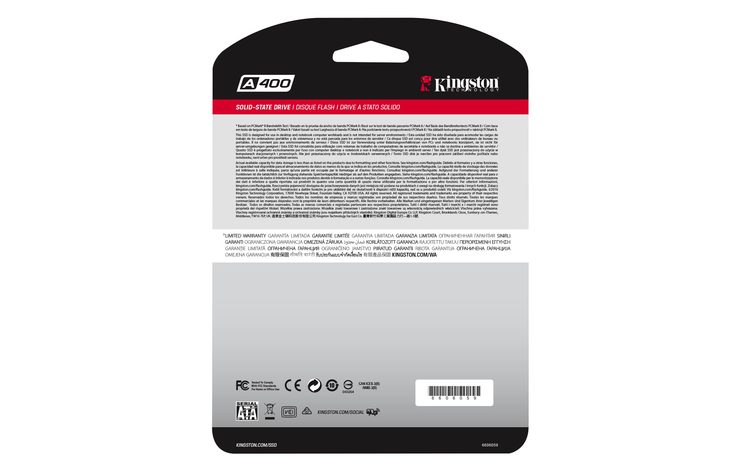 Kingston A400 - 240 GB SSD - intern - 2.5" (6.4 cm)