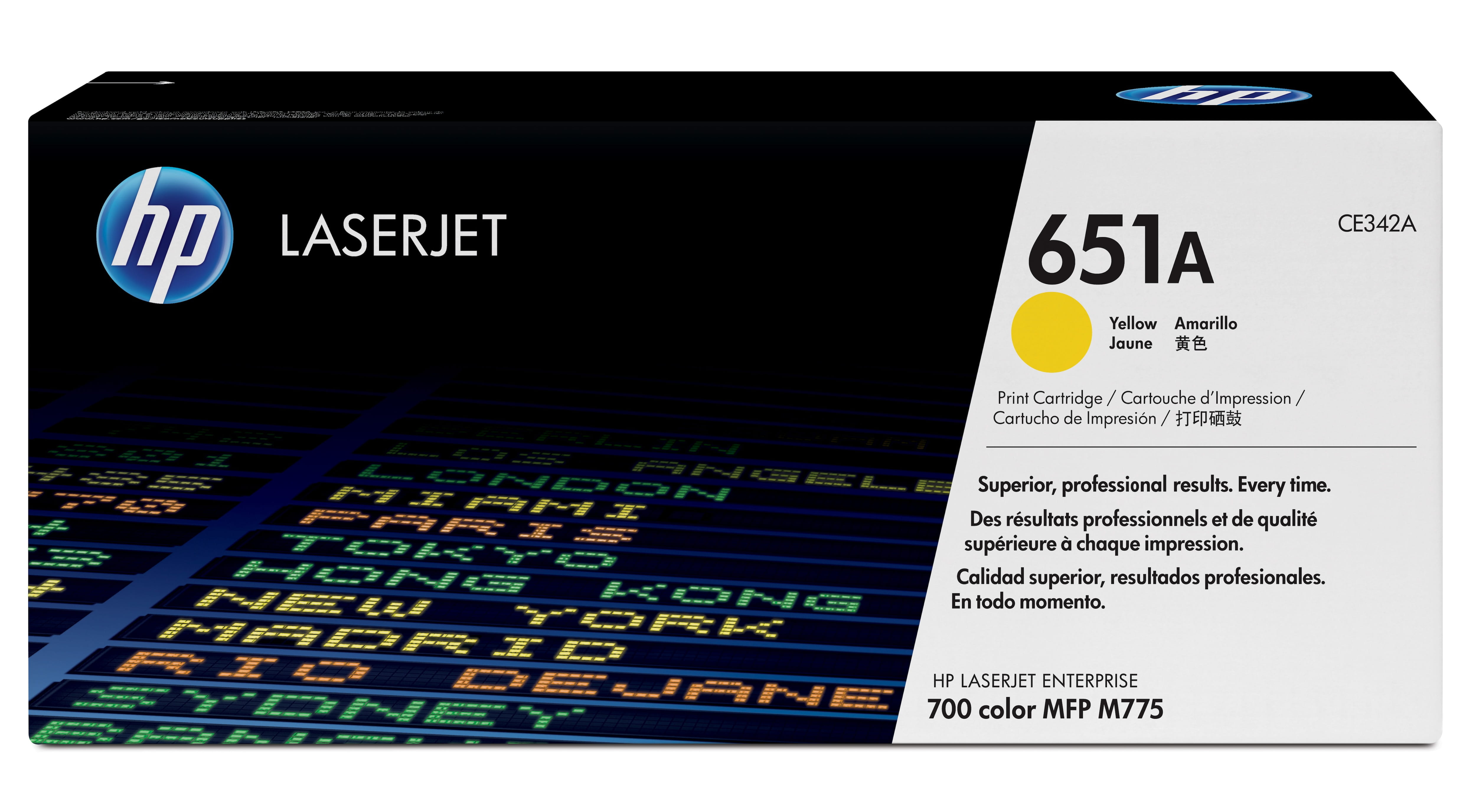 HP 651A Gelb Original LaserJet Tonerkartusche, 16000 Seiten, Gelb, 1 Stück(e)