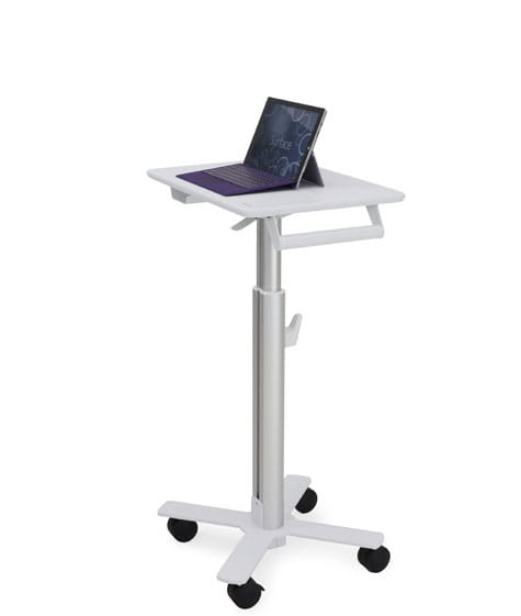 Ergotron S-Tablet-Wagen - Wagen - für Tablett - verriegelbar - pulverbeschichteter Stahl - weiß, Aluminium - Bildschirmgröße: bis zu 30,5 cm (bis zu 12 Zoll) Ergotron S-Tablet-Wagen - Wagen - für Tablett - verriegelbar - pulverbeschichteter Stahl - weiß, Aluminium - Bildschirmgröße: bis zu 30,5 cm (bis zu 12 Zoll)