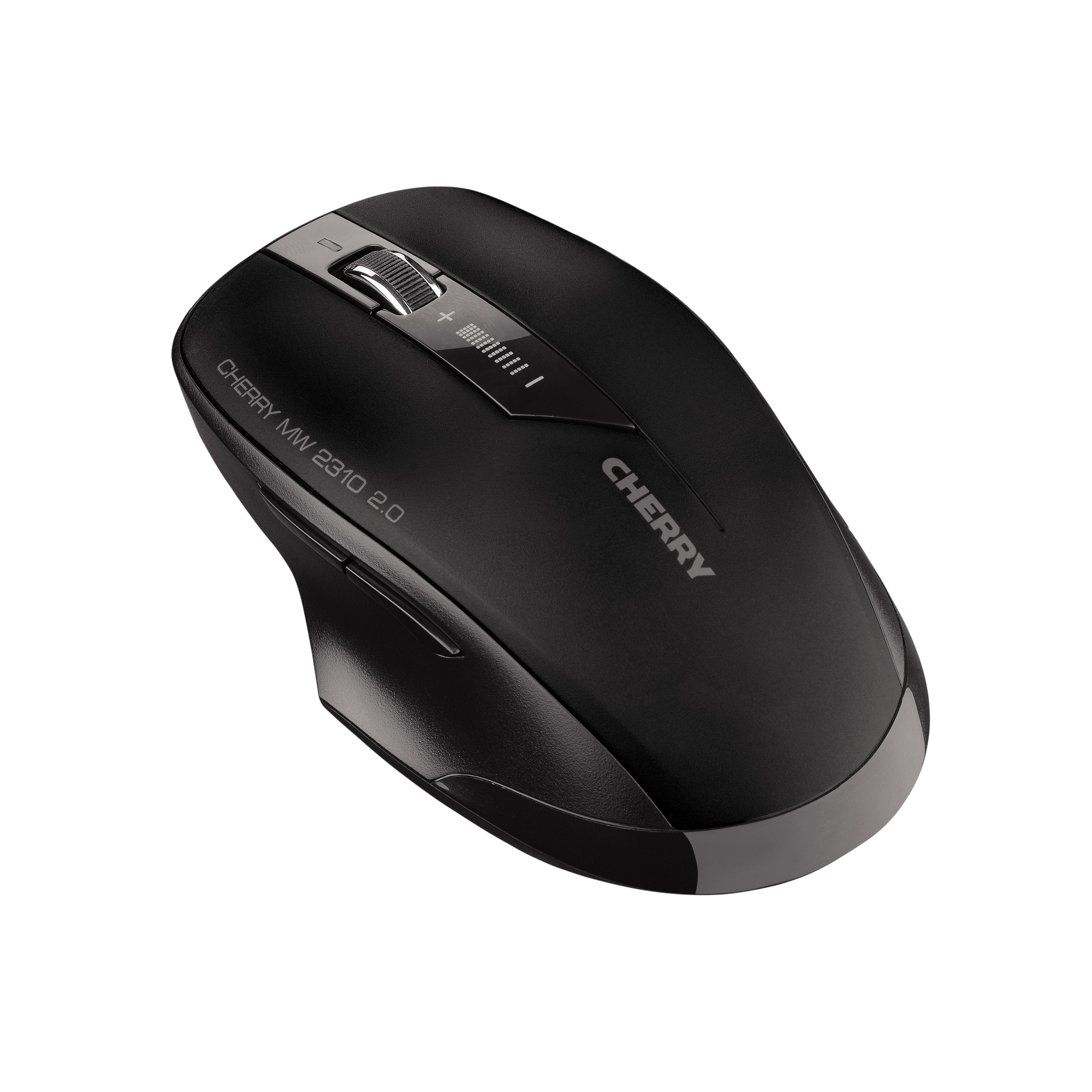 Cherry MW 2310 2.0 - Maus - rechts- und linkshändig - optisch - 6 Tasten - kabellos - RF, 2.4 GHz - kabelloser Empfänger (USB)