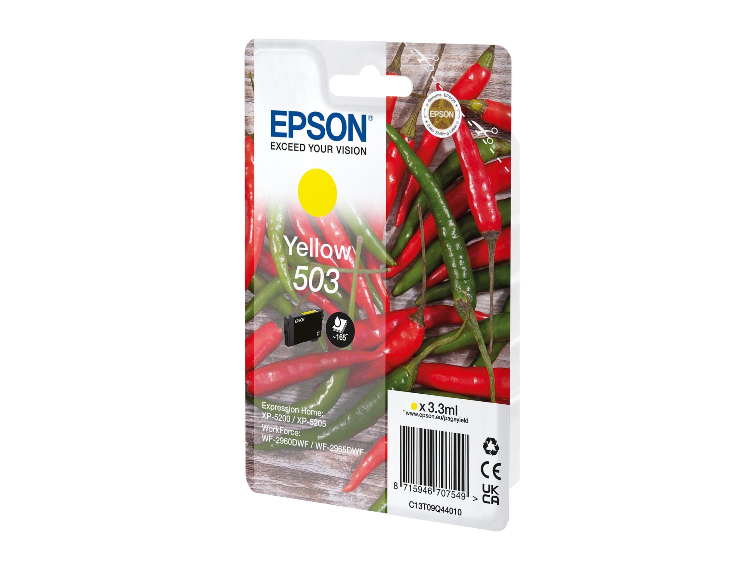Epson 503 - 3.3 ml - Gelb - original - Blister