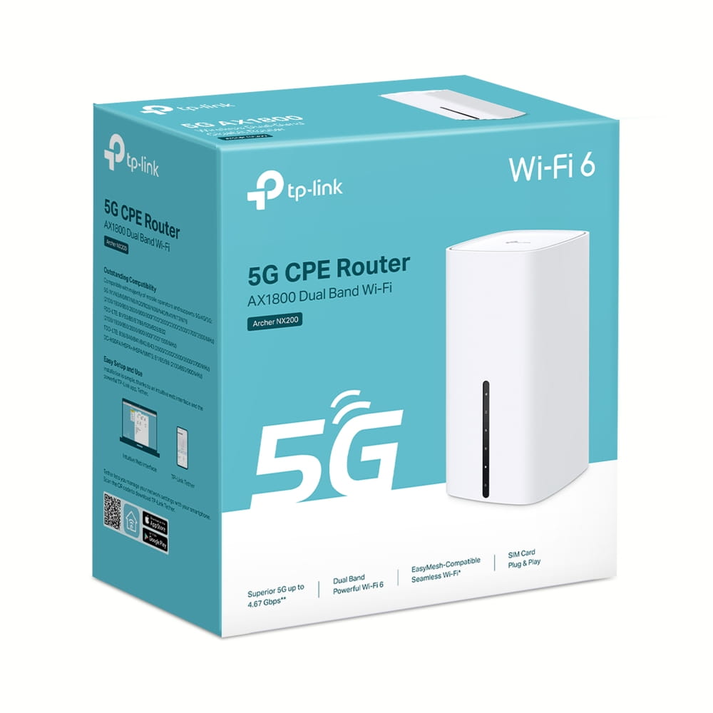 TP-LINK Archer NX200 V1 - Wireless Router 3-Port-Switch