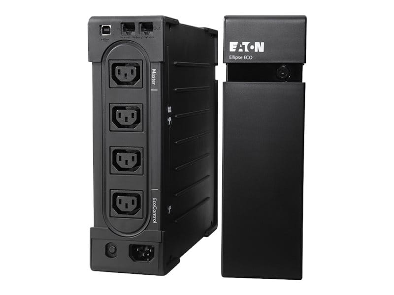Eaton Ellipse ECO 500 IEC - USV (in Rack montierbar/extern) - Wechselstrom 230 V - 300 Watt - 500 VA - Ausgangsanschlüsse: 4 - 2U - 48.3 cm (19") - Offline-USV