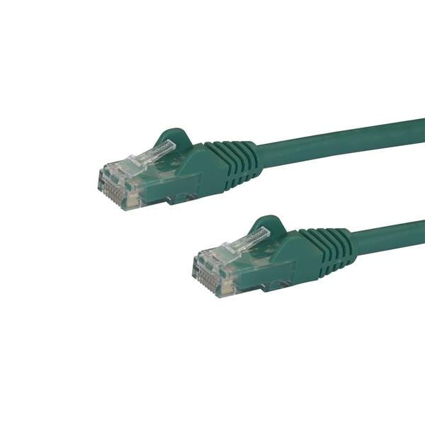 StarTech.com 2m CAT6 Ethernet Cable, 10 Gigabit Snagless RJ45 650MHz 100W PoE Patch Cord, CAT 6 10GbE UTP Network Cable w/Strain Relief, Green, Wiring is UL Certified/TIA - Category 6 - 24AWG (N6PATC2MGN)