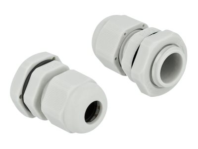 Delock PG9 - Kabelverschraubung - Grau (Packung