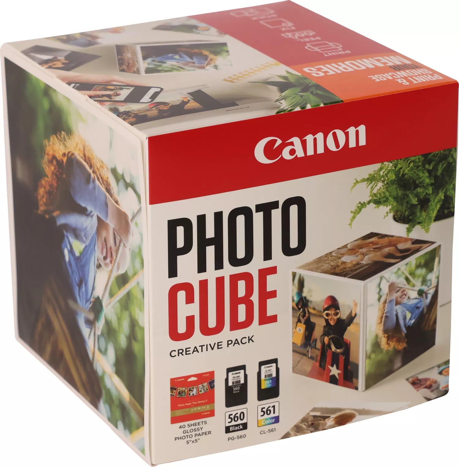 Canon Photo Cube Creative Pack - Glänzend - 2er-Pack - Schwarz, Farbe (Cyan, Magenta, Gelb) Canon Photo Cube Creative Pack - Glänzend - 2er-Pack - Schwarz, Farbe (Cyan, Magenta, Gelb)