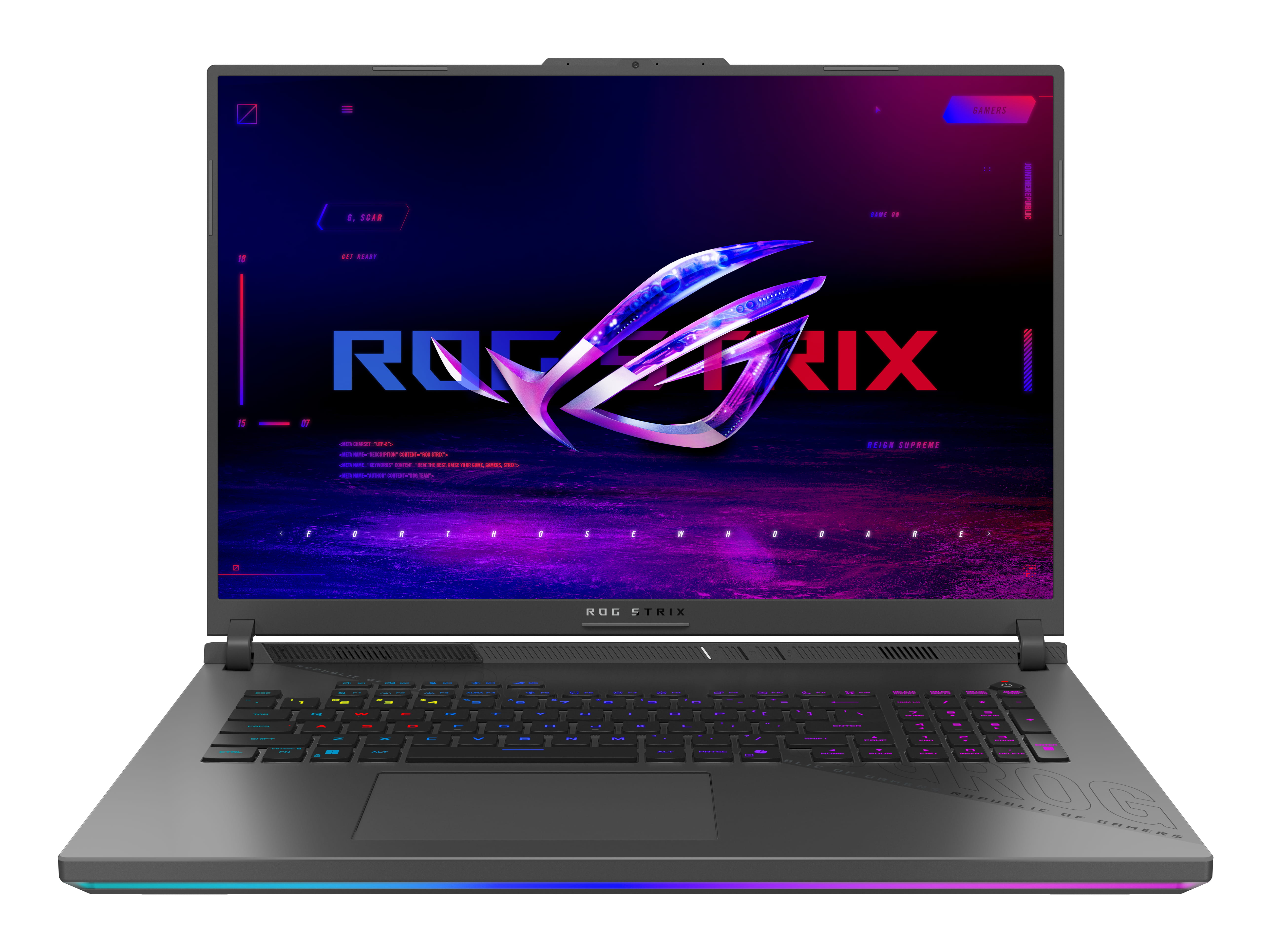 ASUS ROG Strix G18 G814PP-S8014W - AMD Ryzen 9 8940HX / 2.4 GHz - Win 11 Home - GeForce RTX 5070 - 32 GB RAM - 1 TB SSD NVMe - 45.7 cm (18")