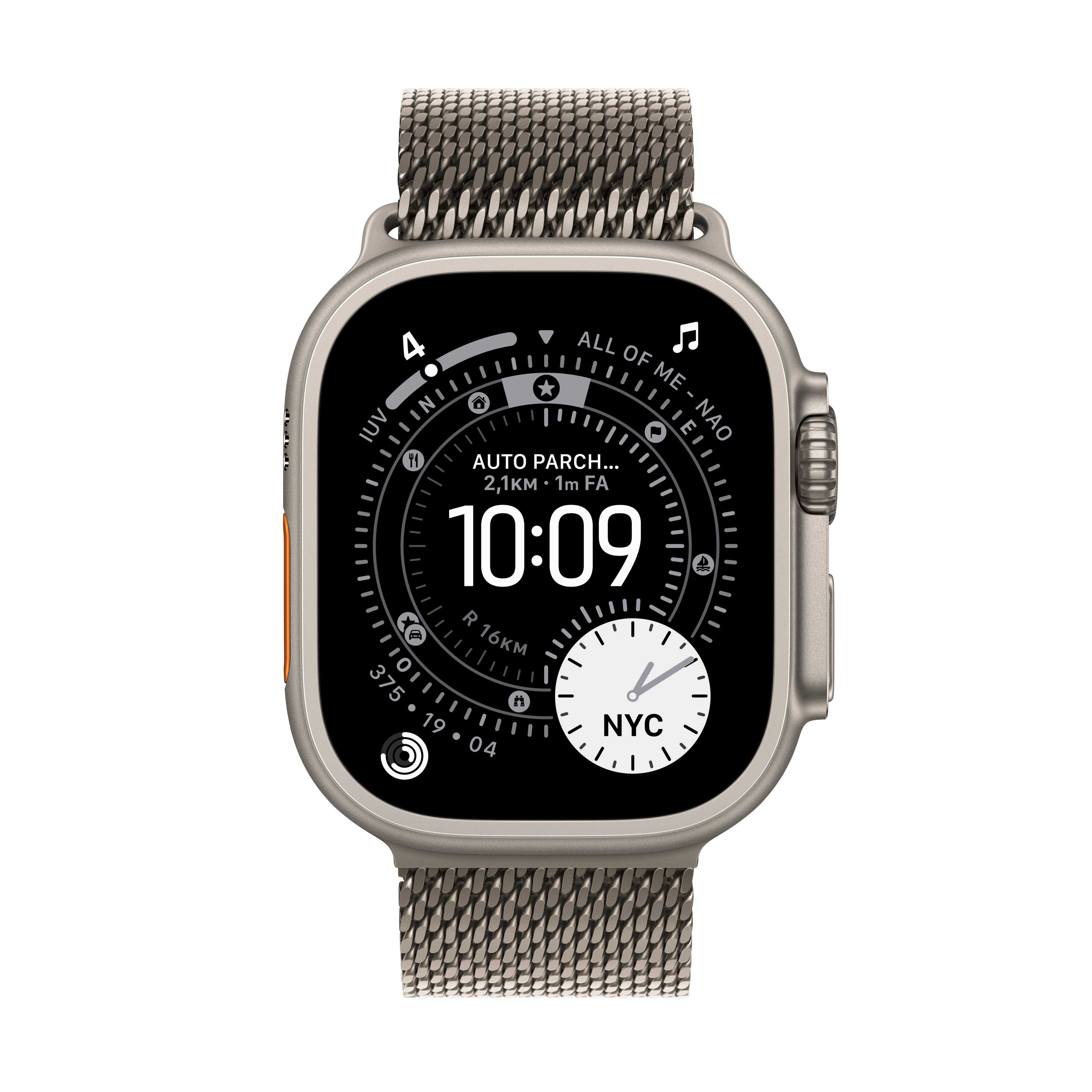 Apple Watch Ultra 3 - 49 mm - natürliches Titan