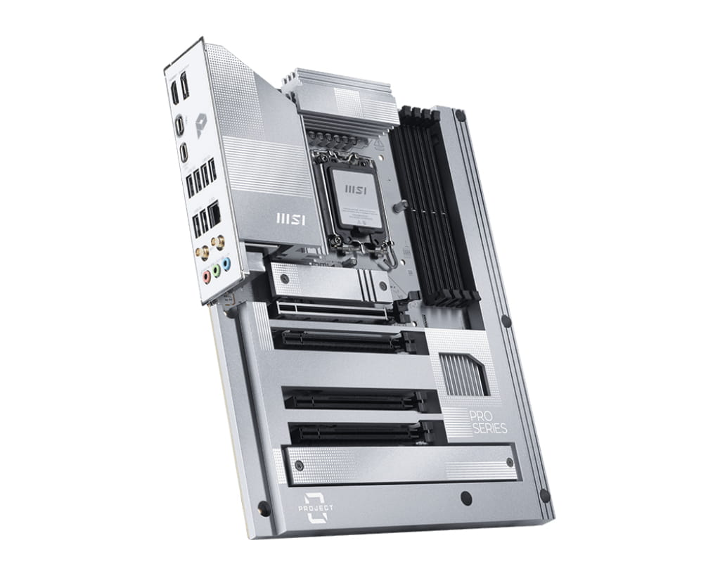 MSI PRO Z890-S WIFI PZ - Motherboard - ATX - LGA1851-Sockel - Z890 Chipsatz - USB-C 3.2 Gen 2x2, USB 3.2 Gen 1, USB4 - 2.5 Gigabit LAN, Wi-Fi 7, Bluetooth - Onboard-Grafik (CPU erforderlich)