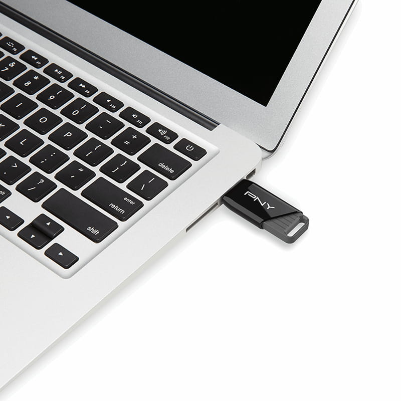 PNY Attaché X, 32 GB, USB Typ-A, 3.2 Gen 1 (3.1 Gen 1), 130 MB/s, Dia, Schwarz