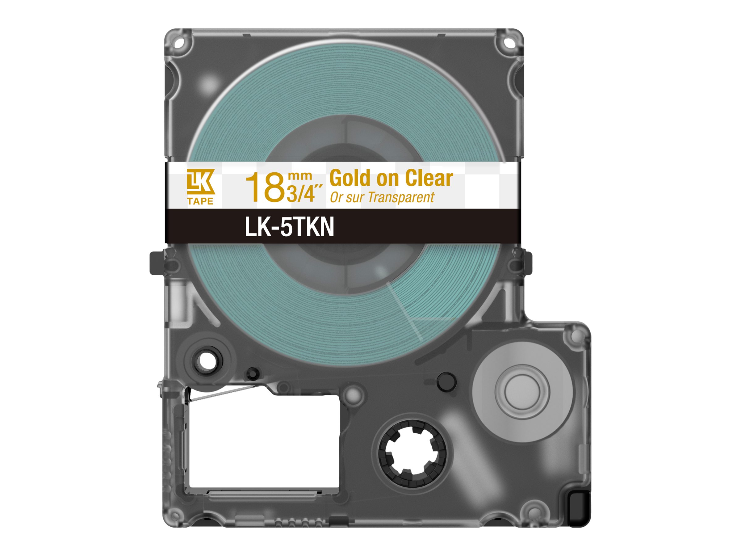 Epson LabelWorks LK-5TKN - Metallisch - gold auf durchsichtig - Rolle (1,8 cm x 9 m)