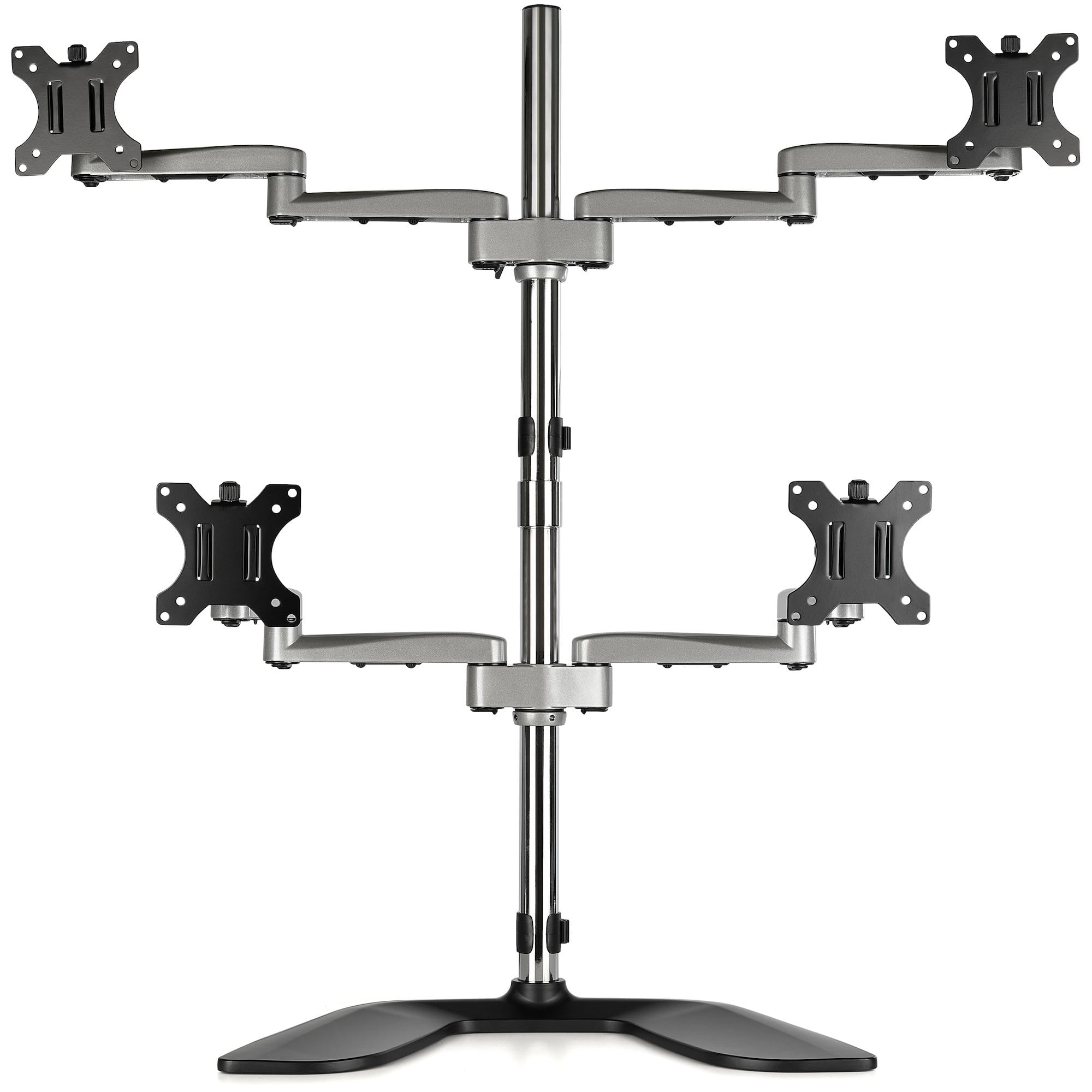 StarTech.com ARMQUADSS Monitorhalterung fur vier Bildschirme (fur bis zu 32" VESA-Monitore, beweglich,  Stahl & Aluminium)