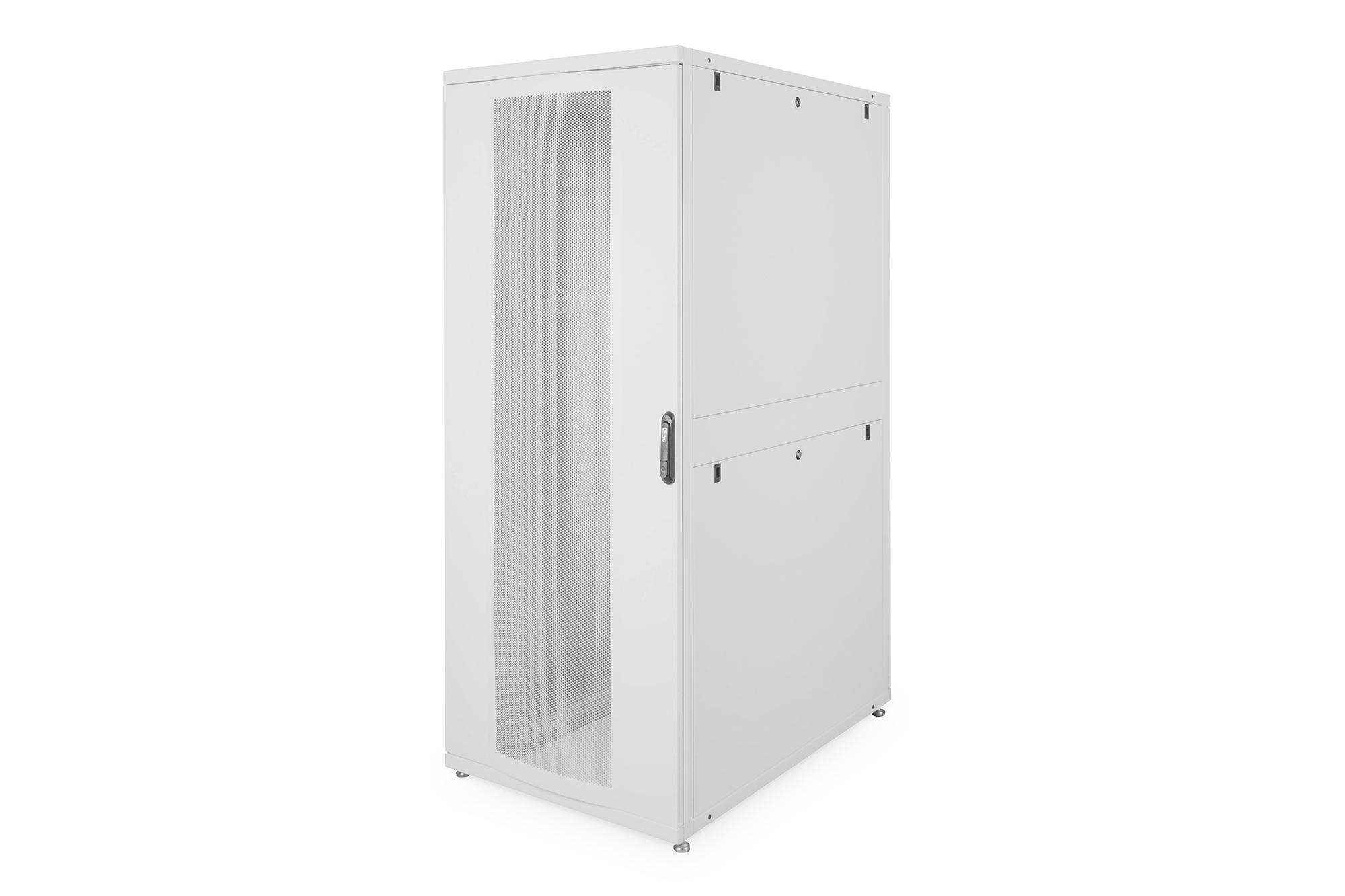 DIGITUS Professional Unique DN-19 SRV-42U-8/12 - Schrank Netzwerkschrank - Grau, RAL 7035 - 42HE - 48.3 cm (19")