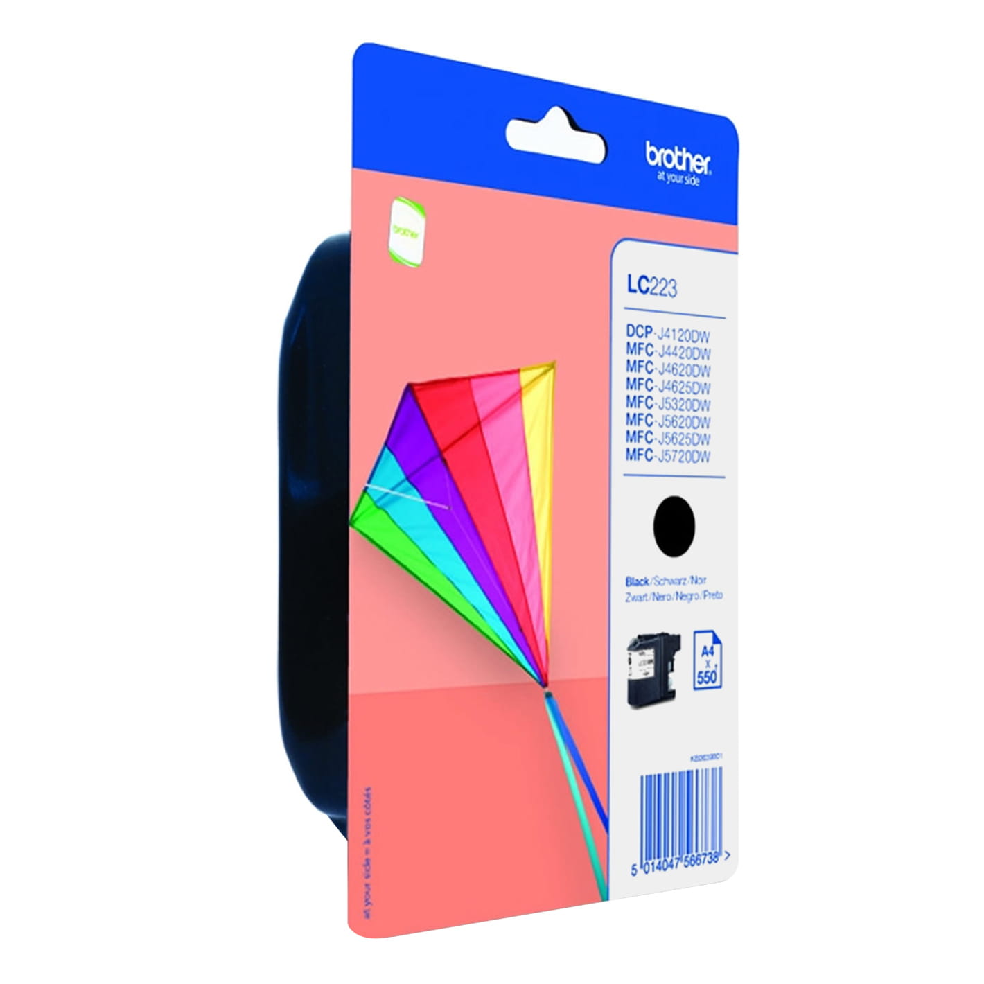 Brother LC223BKBP - Schwarz - original - Blisterverpackung