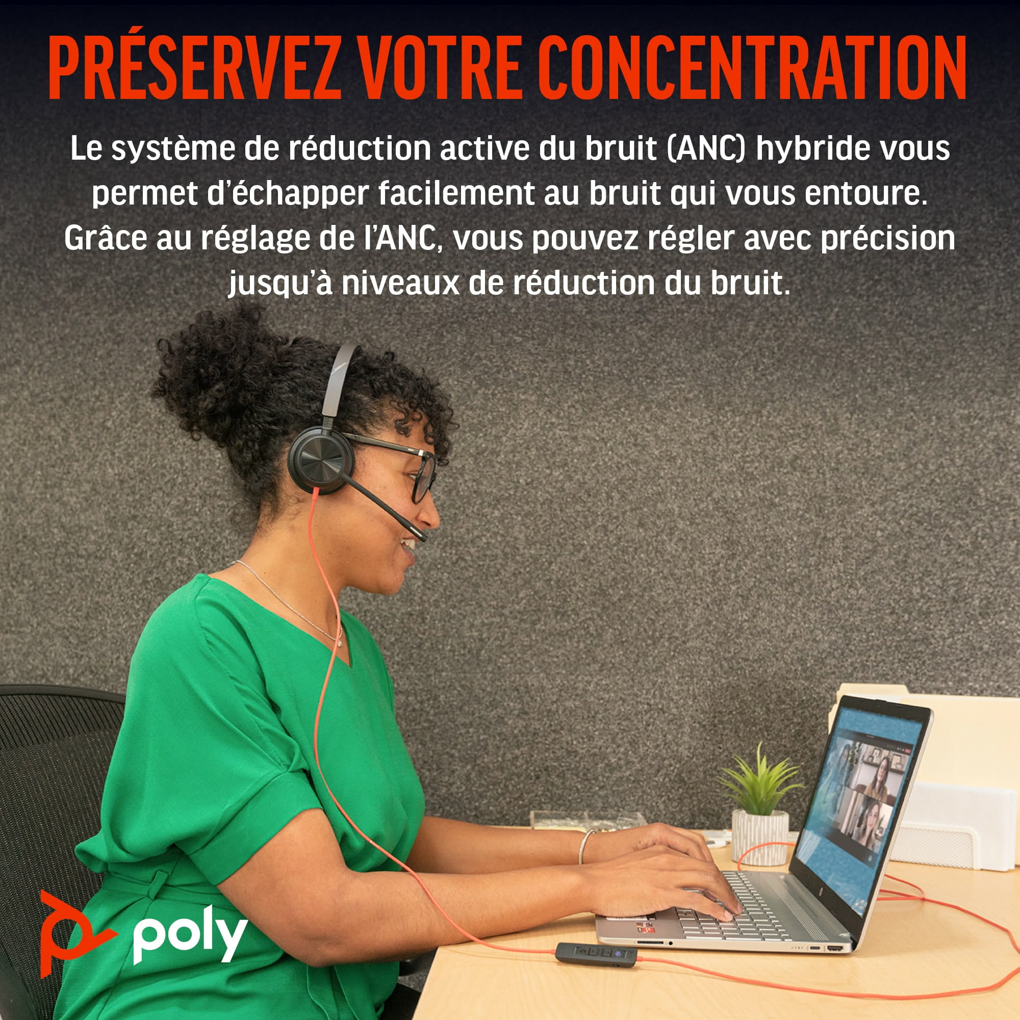 Poly Blackwire 8225 - Blackwire 8200 series - Headset