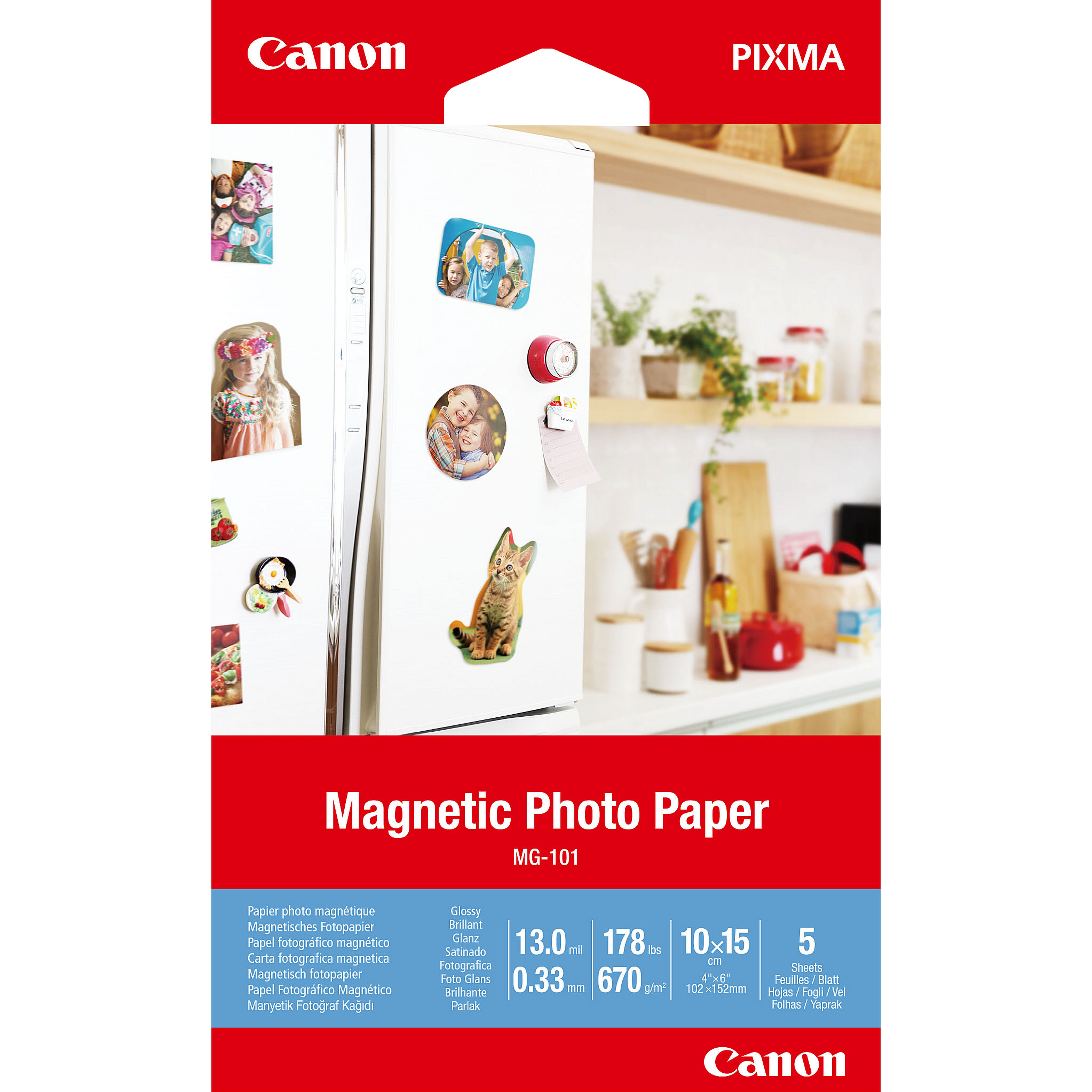 Canon Magnetic Photo Paper MG-101 - Glänzend