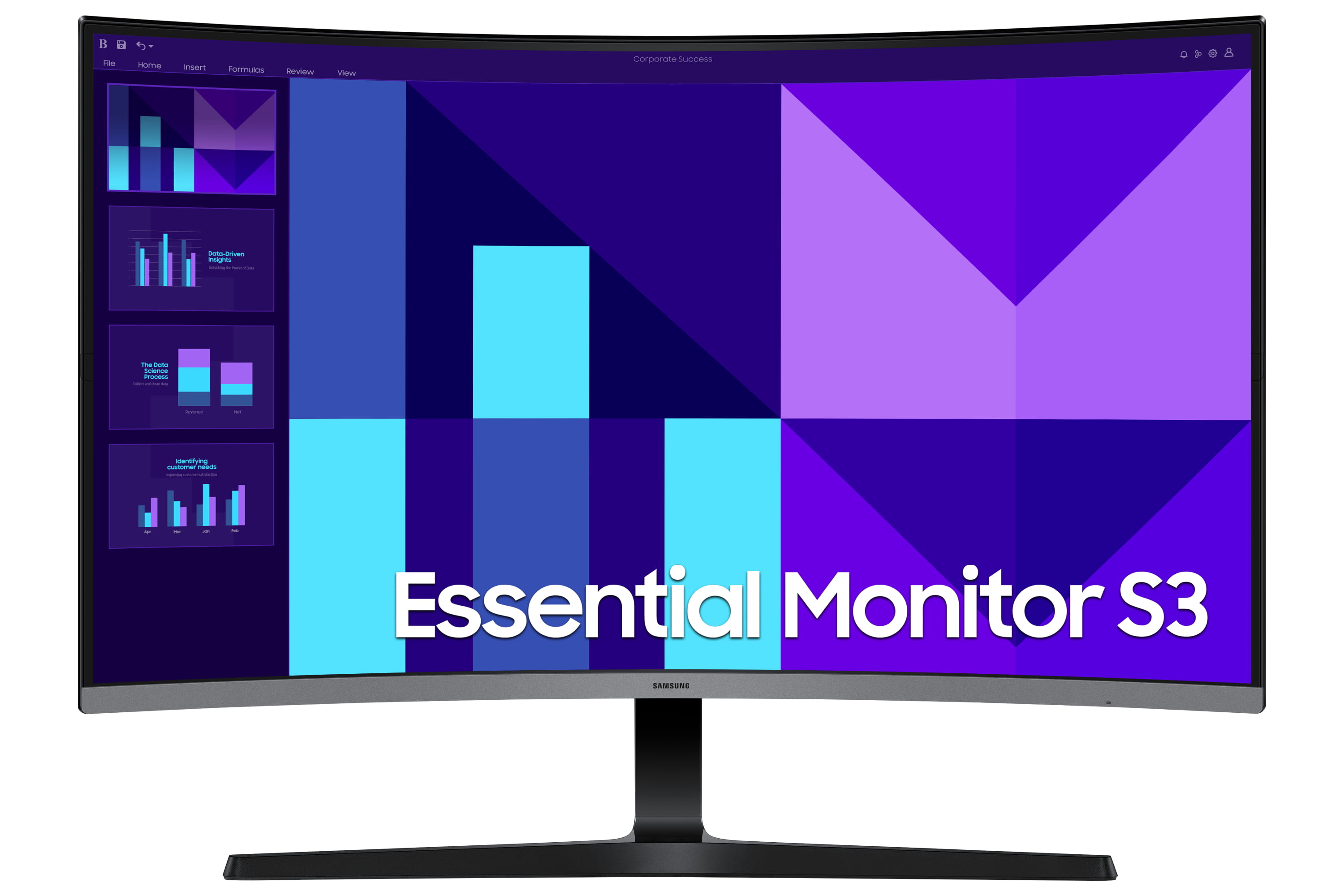 Samsung Essential S3 S32D396GAU - S39GD Series - LED-Monitor - gebogen - 81.3 cm (32")