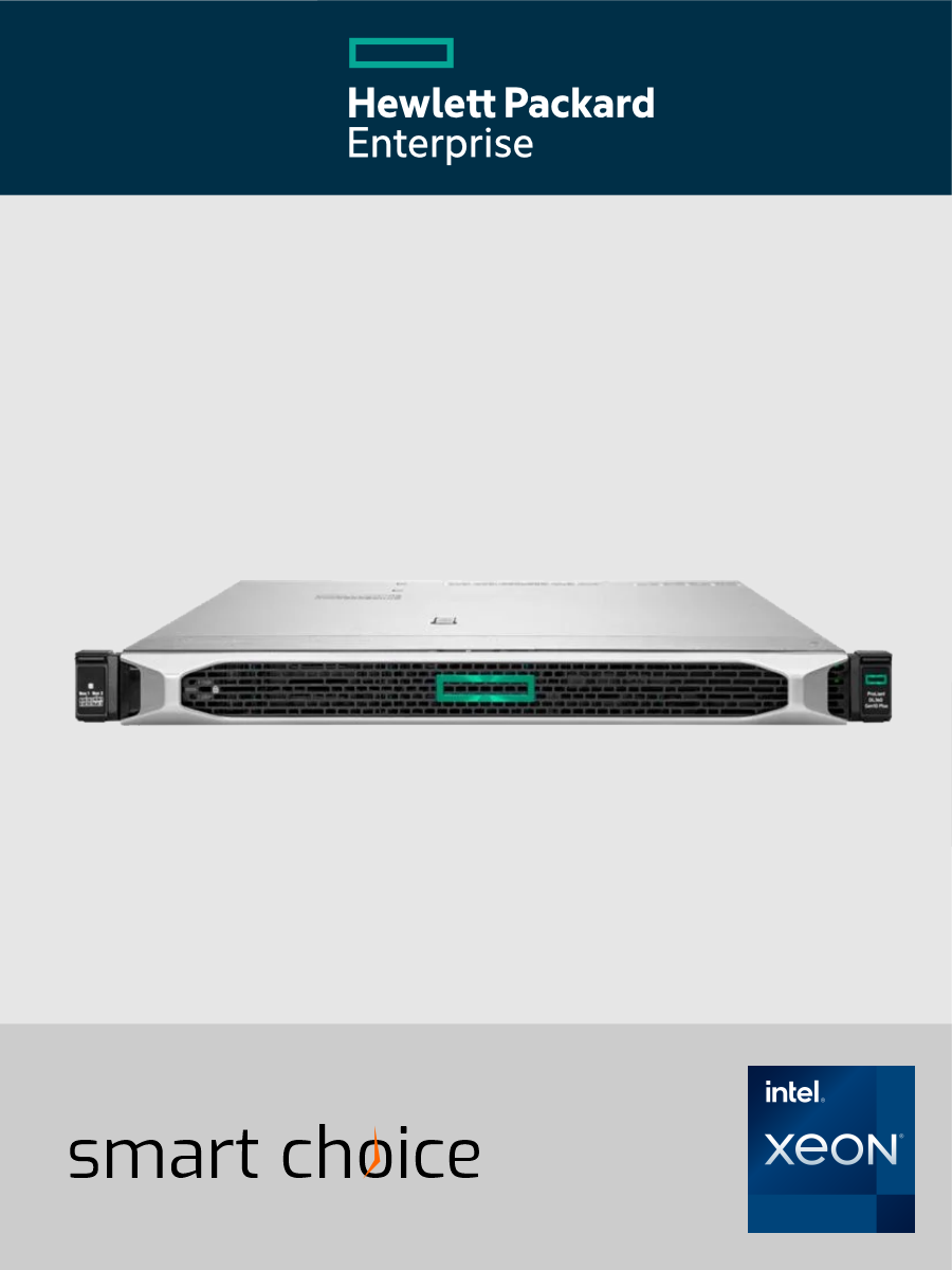 HPE ProLiant DL360 Gen10 Plus - Server - Rack-Montage - 1U - zweiweg - 1 x Xeon Silver 4309Y / 2.8 GHz - RAM 64 GB - SATA/SAS/NVMe - Hot-Swap 6.4 cm (2.5") (Smart Choice)