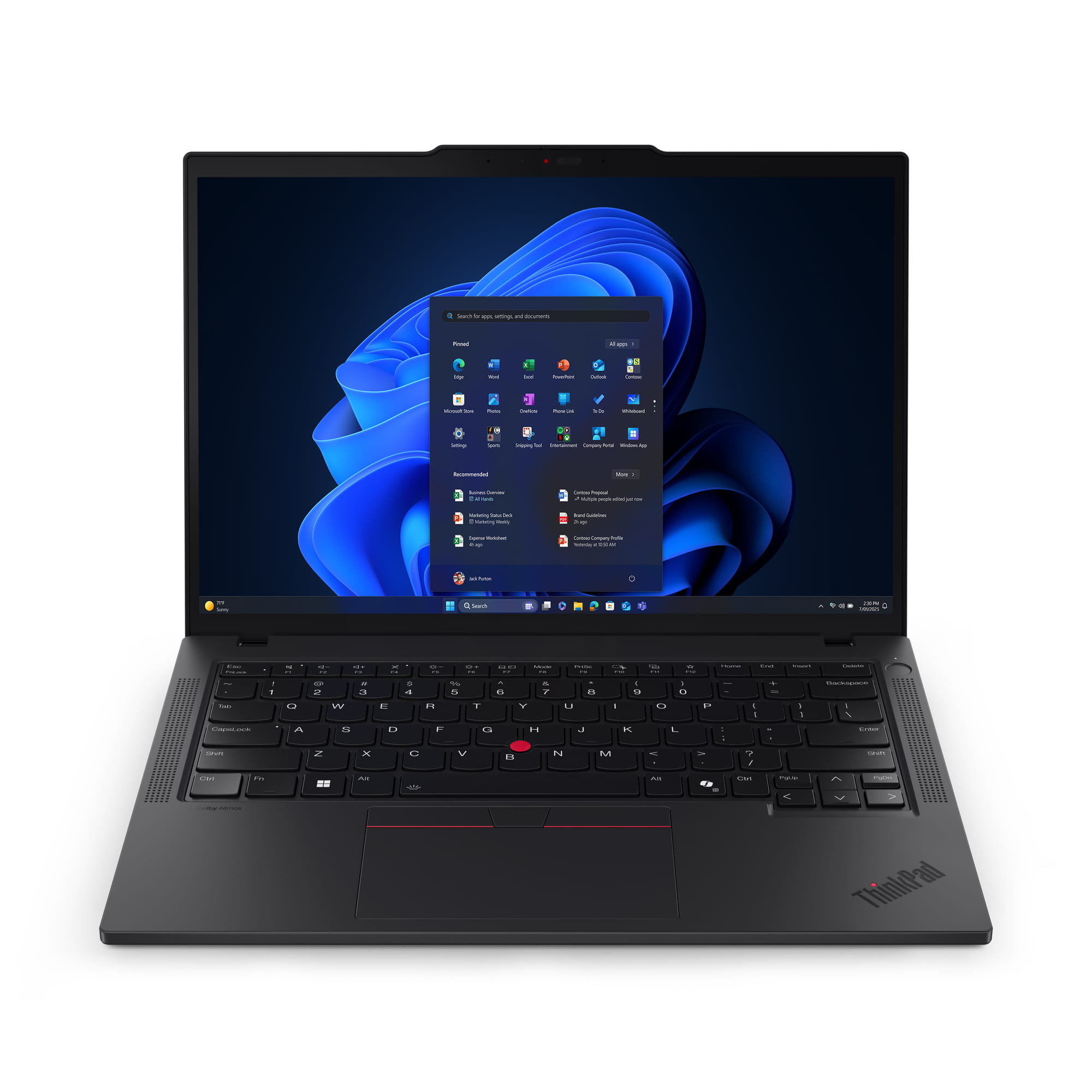 Lenovo ThinkPad T14 Gen 6 21QC Intel Core Ultra 7 255U / 2 GHz - Win 11 Pro - Intel Graphics - 32 GB RAM - 1 TB SSD NVMe - 35.6 cm (14")