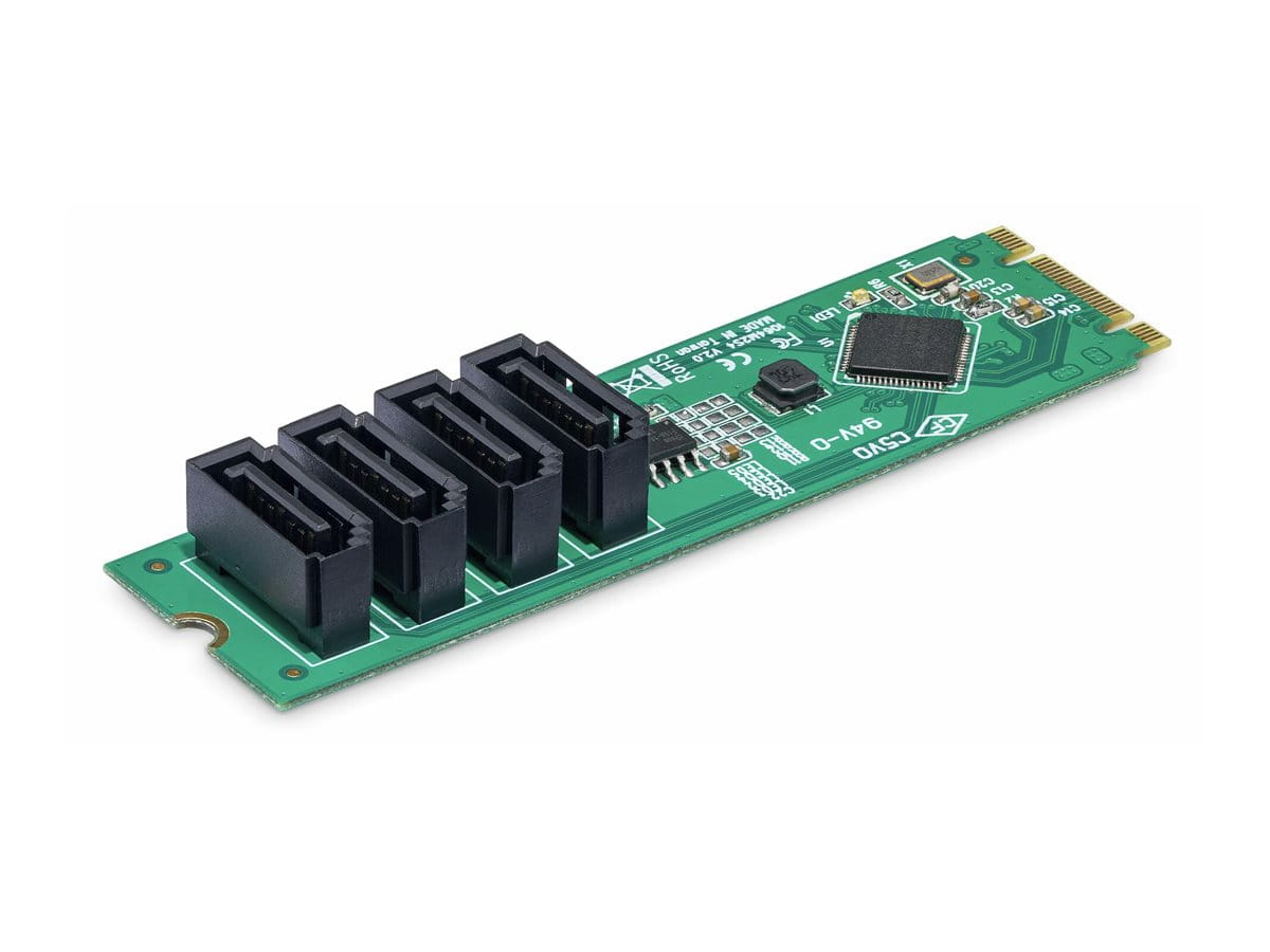 StarTech.com 4-Port M.2 to SATA Adapter Card
