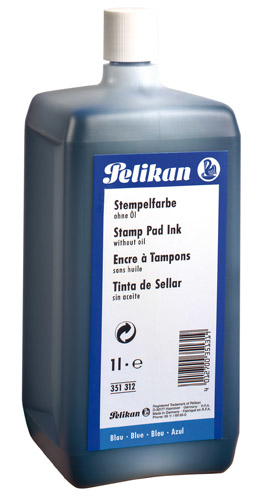 Pelikan 4K - Stempeltinte - Schwarz - 1000 ml