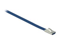 Delock Kabelbinder - 40 cm - Blau (Packung