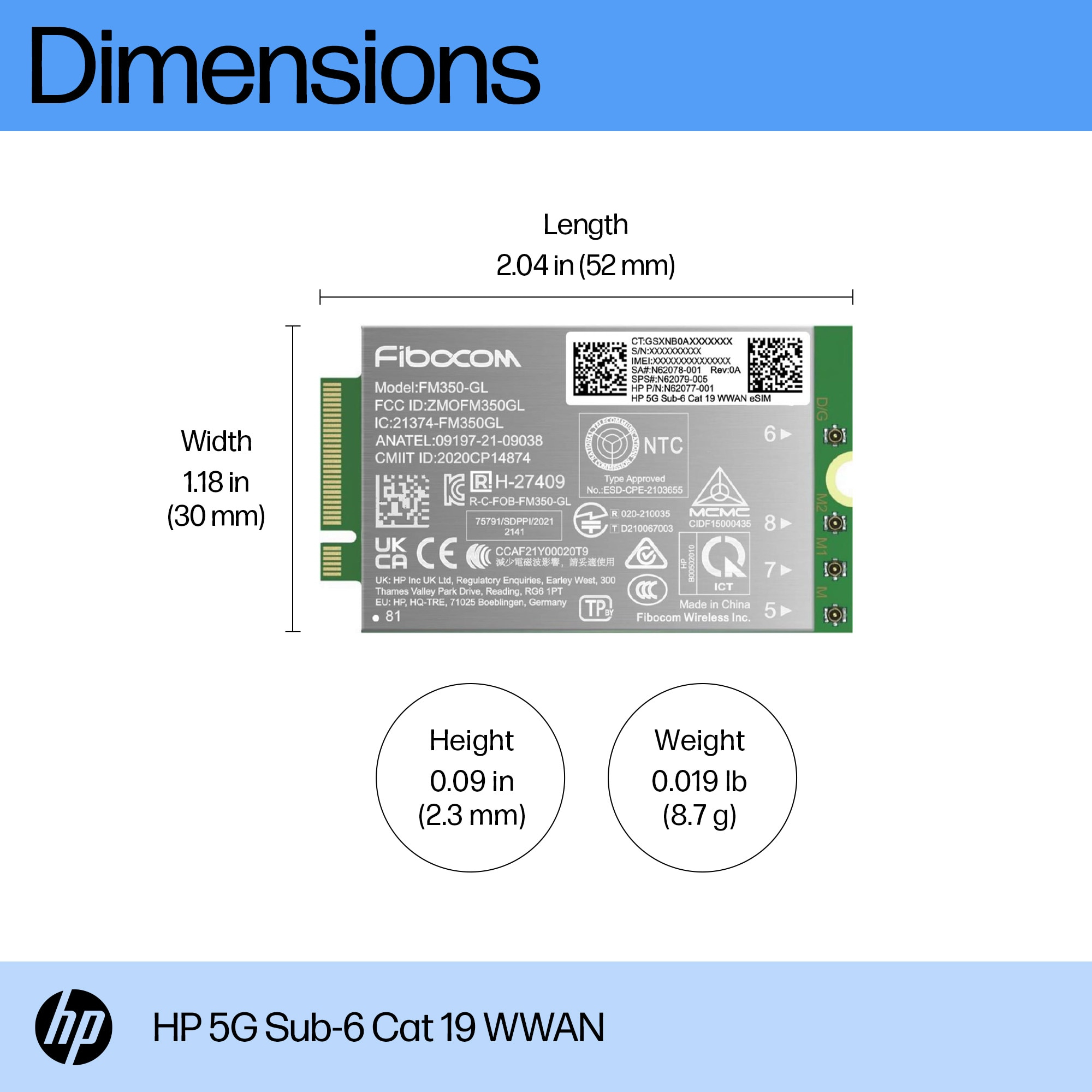 HP  Drahtloses Mobilfunkmodem - 5G - für Elite