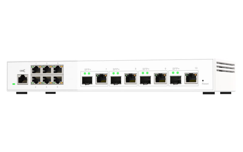 QNAP QSW-M2106-4C - Switch - managed - 6 x 2.5GBase-T