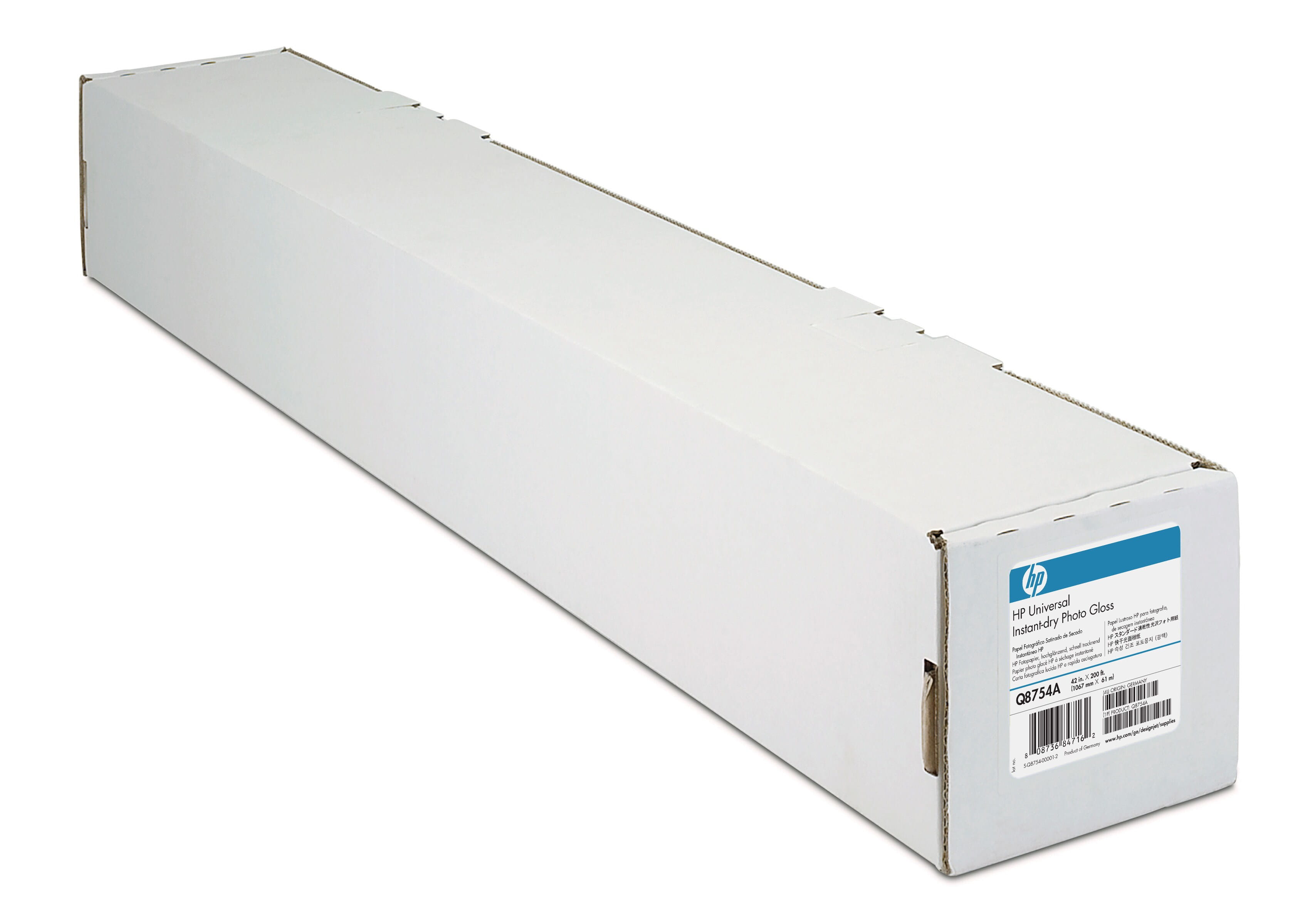 HPE HP Universal Instant-Dry Photo Gloss - Glänzend - Rolle (152,4 cm x 30,5 m)