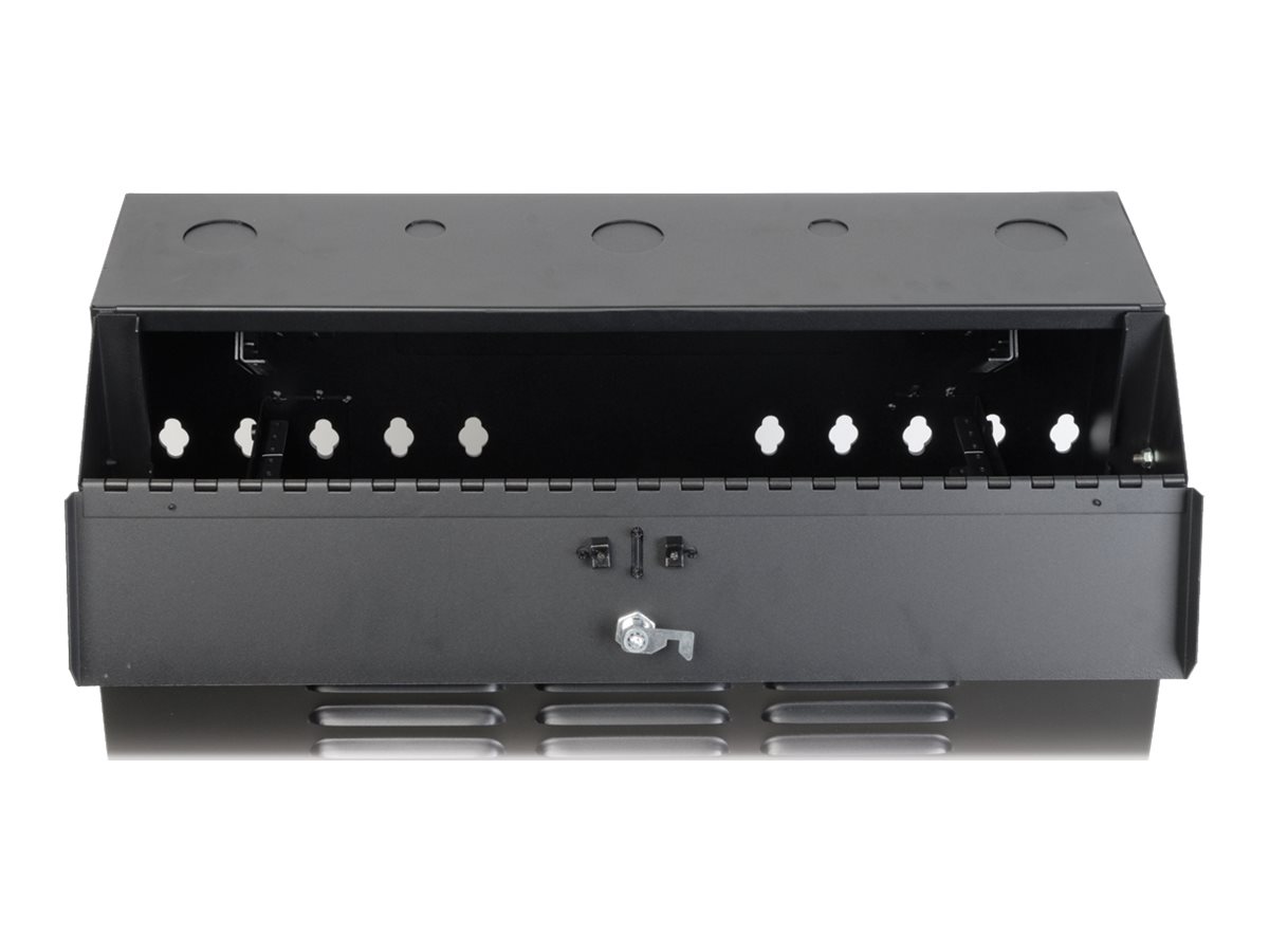 Tripp Eaton Tripp Lite Series 5U Wallmount Low Profile Rack Enclosure Vertical 36" Mount Depth - Schrank Netzwerkschrank - geeignet für Wandmontage - Schwarz - 5U - 48.3 cm (19")