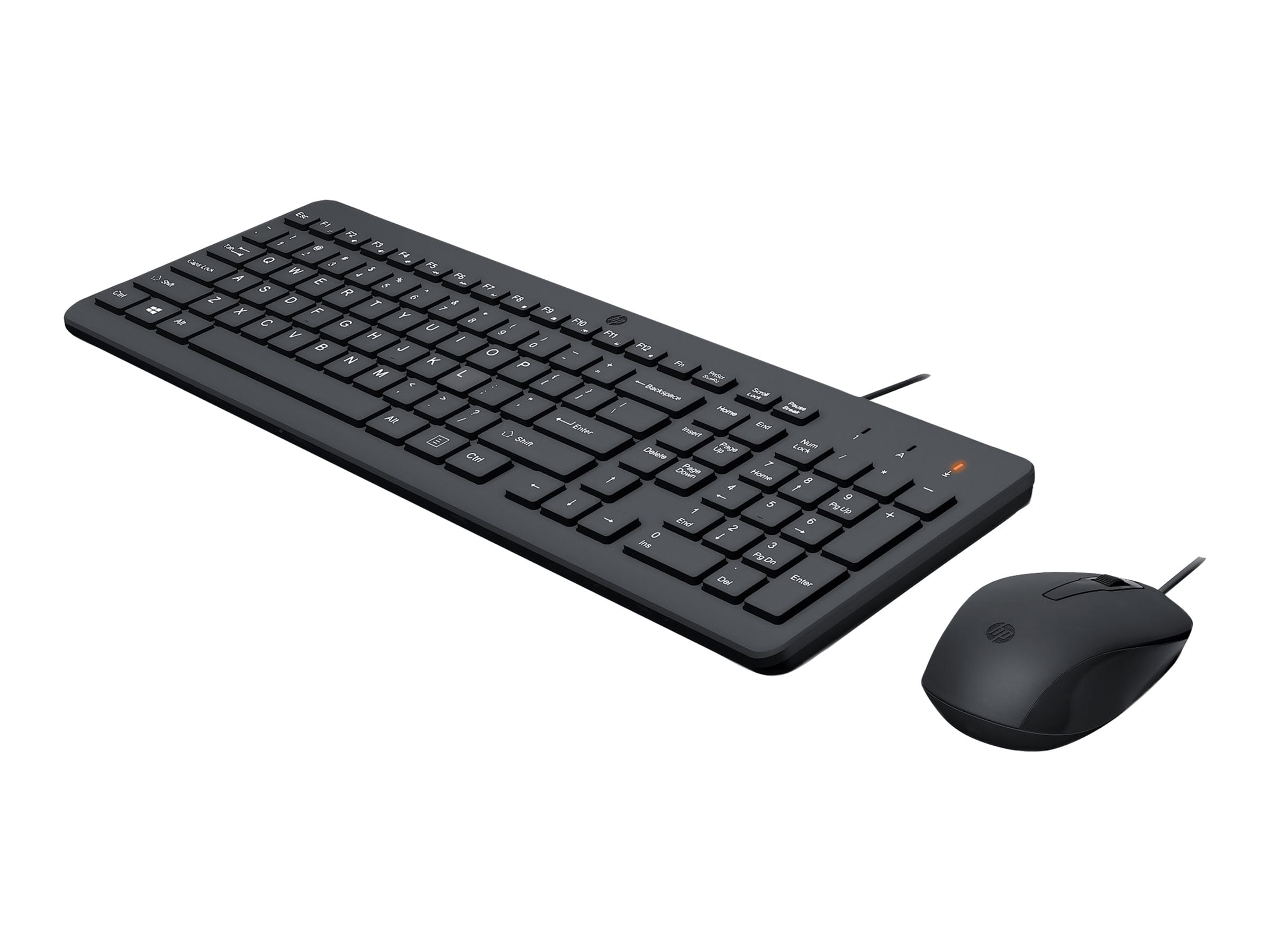 HP 150 - Tastatur-und-Maus-Set - USB - GB - Schwarz