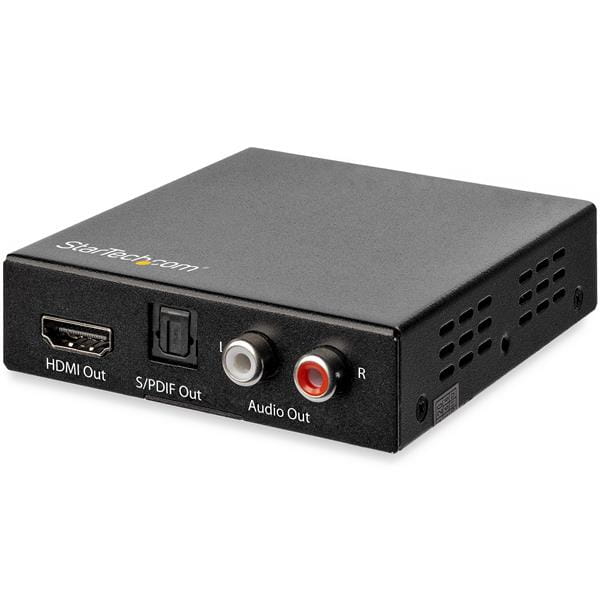 StarTech.com 4K HDMI Audio Extractor - 4K 60Hz - HDMI Audio Sound Splitter - HDR - SPDIF Toslink Optisches Audio (HD202A)