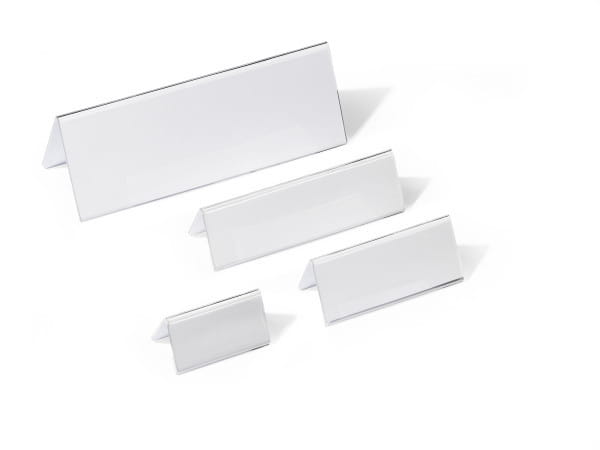 Durable 803519, Acryl, Transparent, Einfarbig, Rechteck