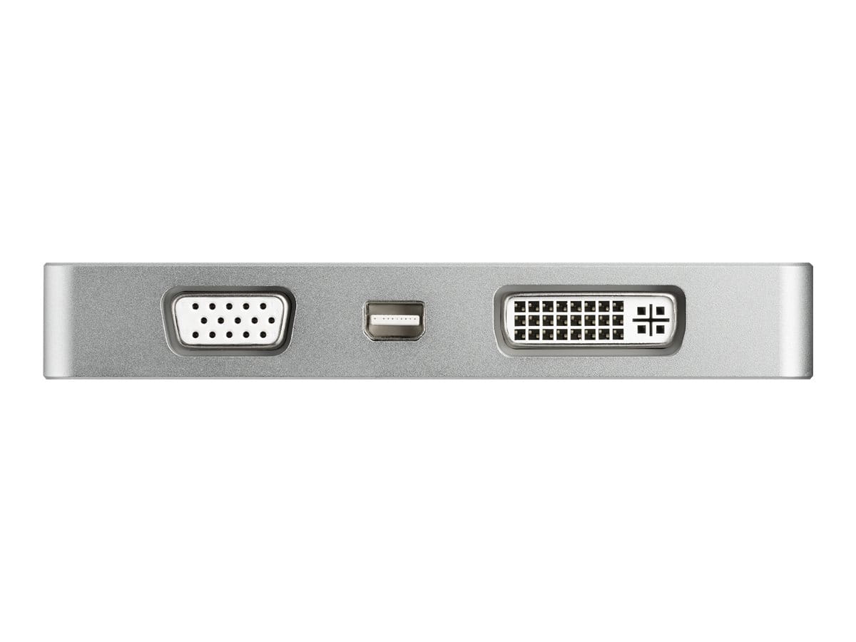 StarTech.com Aluminium Reise A/V Adapter 4-in-1 USB-C auf VGA, DVI, HDMI oder mDP - USB Type-C Adapter - 4K - Videoadapter - 24 pin USB-C männlich zu HD-15 (VGA) StarTech.com Aluminium Reise A/V Adapter 4-in-1 USB-C auf VGA, DVI, HDMI oder mDP - USB Type-C Adapter - 4K - Videoadapter - 24 pin USB-C männlich zu HD-15 (VGA)