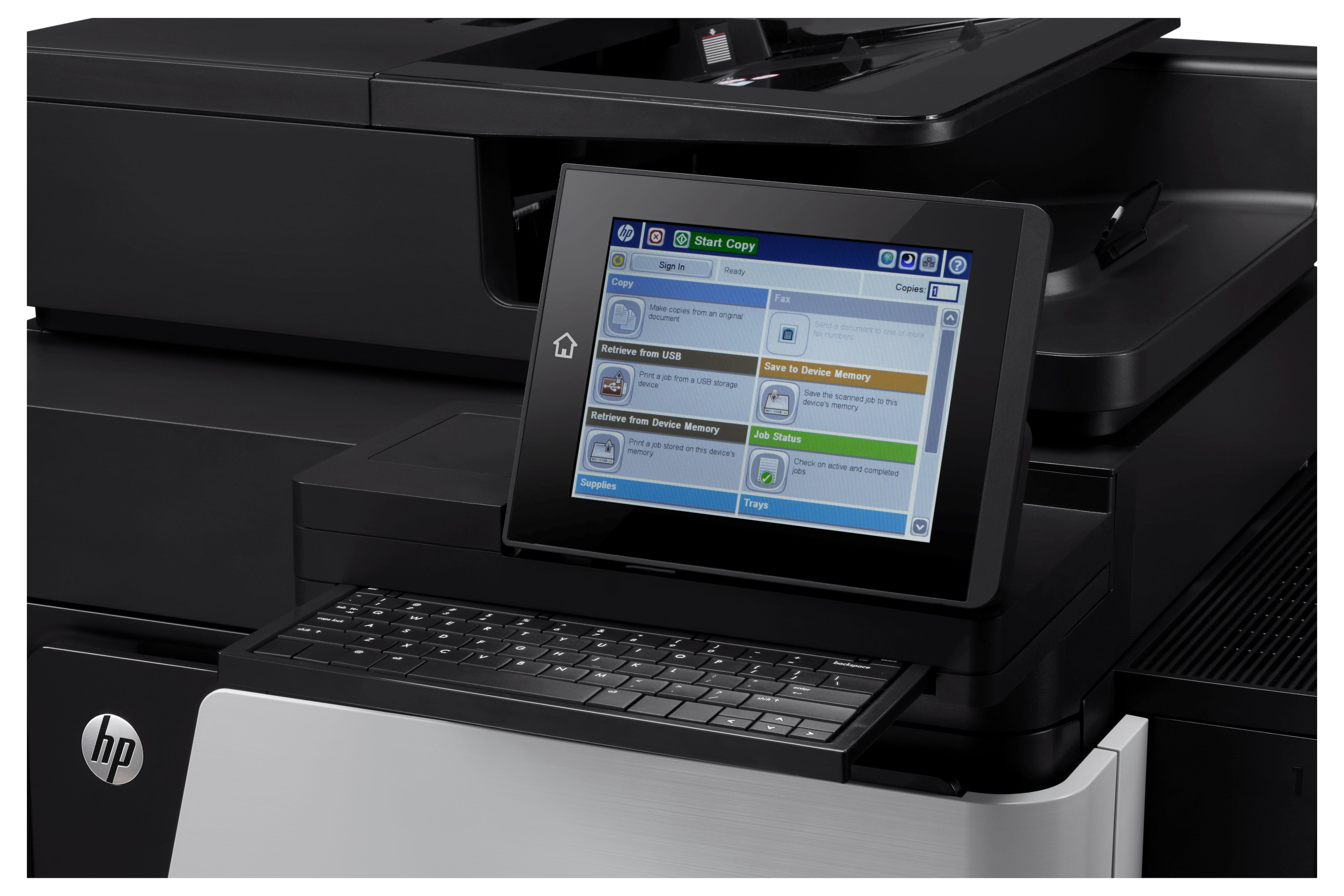 HP LaserJet Enterprise Flow MFP M830z - Multifunktionsdrucker - s/w - Laser - A3/Ledger (297 x 432 mm)