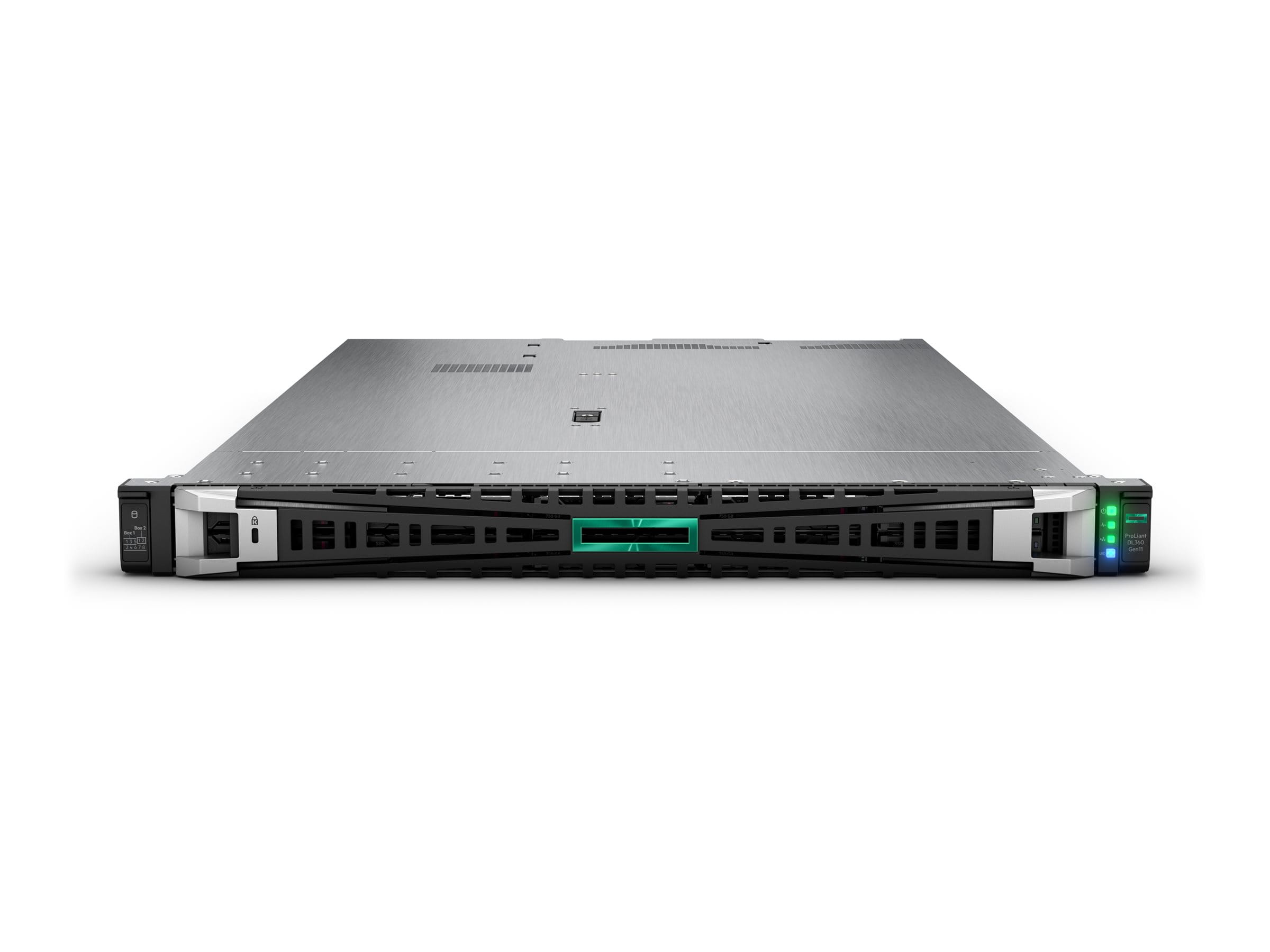 HPE ProLiant DL360 Gen11 - 1U - zweiweg - 1 x Xeon Silver 4514Y / 2 GHz - RAM 64 GB - SATA/SAS/NVMe - Hot-Swap 6.4 cm (2.5")