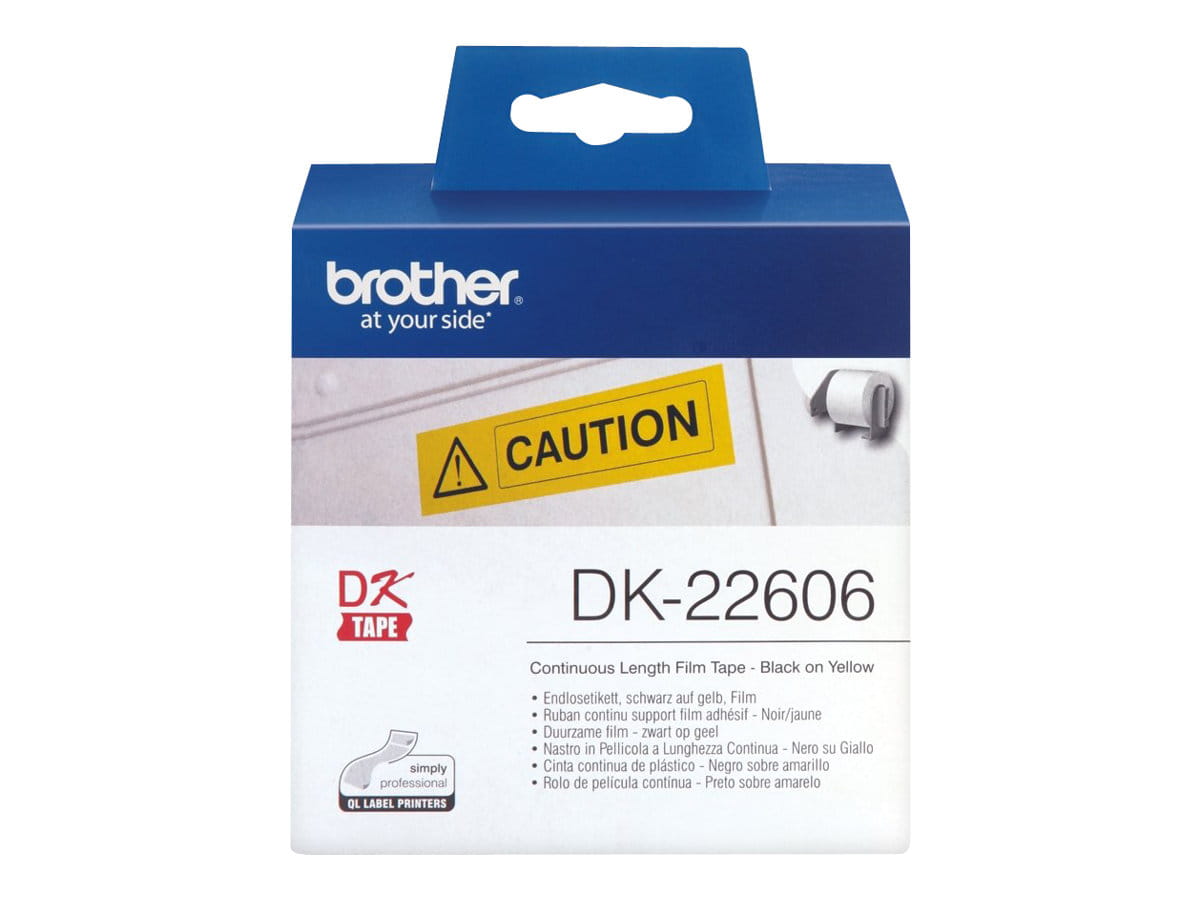 Brother DK-22606 - Gelb - Rolle (6,2 cm x 15,2