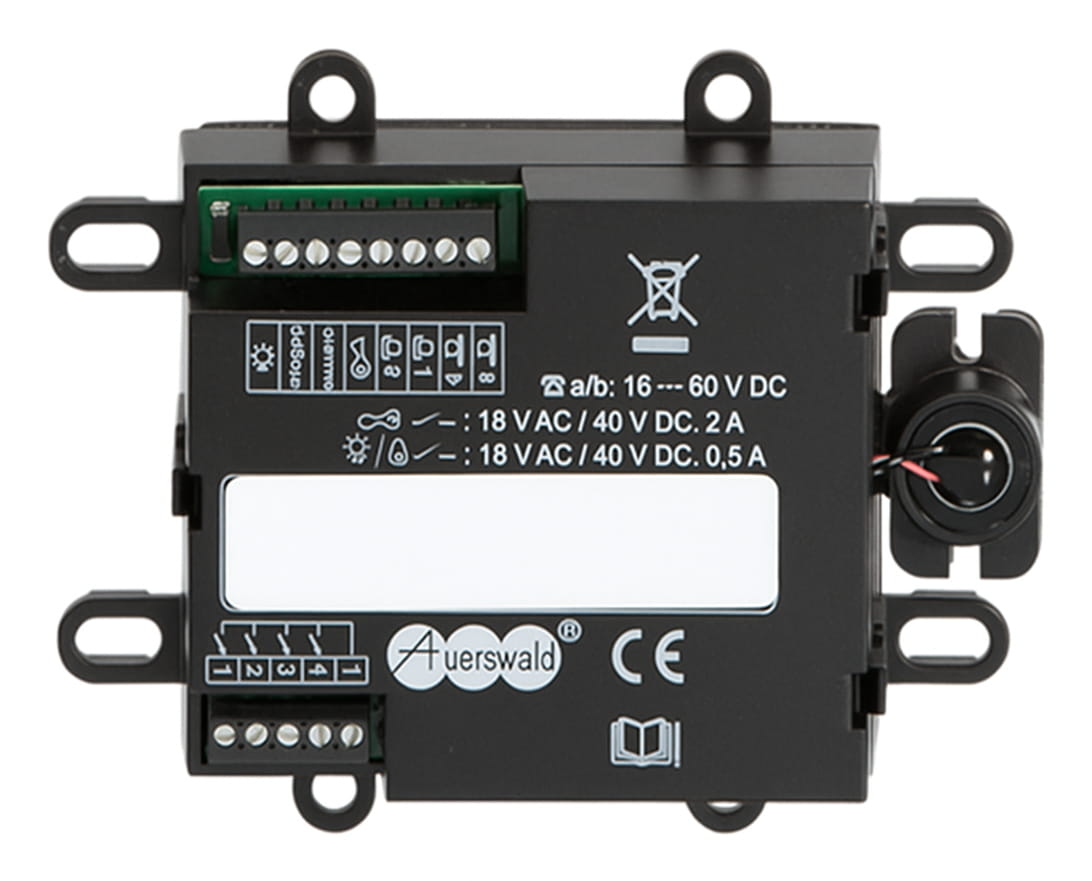 Auerswald TFS-Universal plus 2, Schwarz, IP20, Kunststoff, Gleichstrom, 16-60 V, 40 V